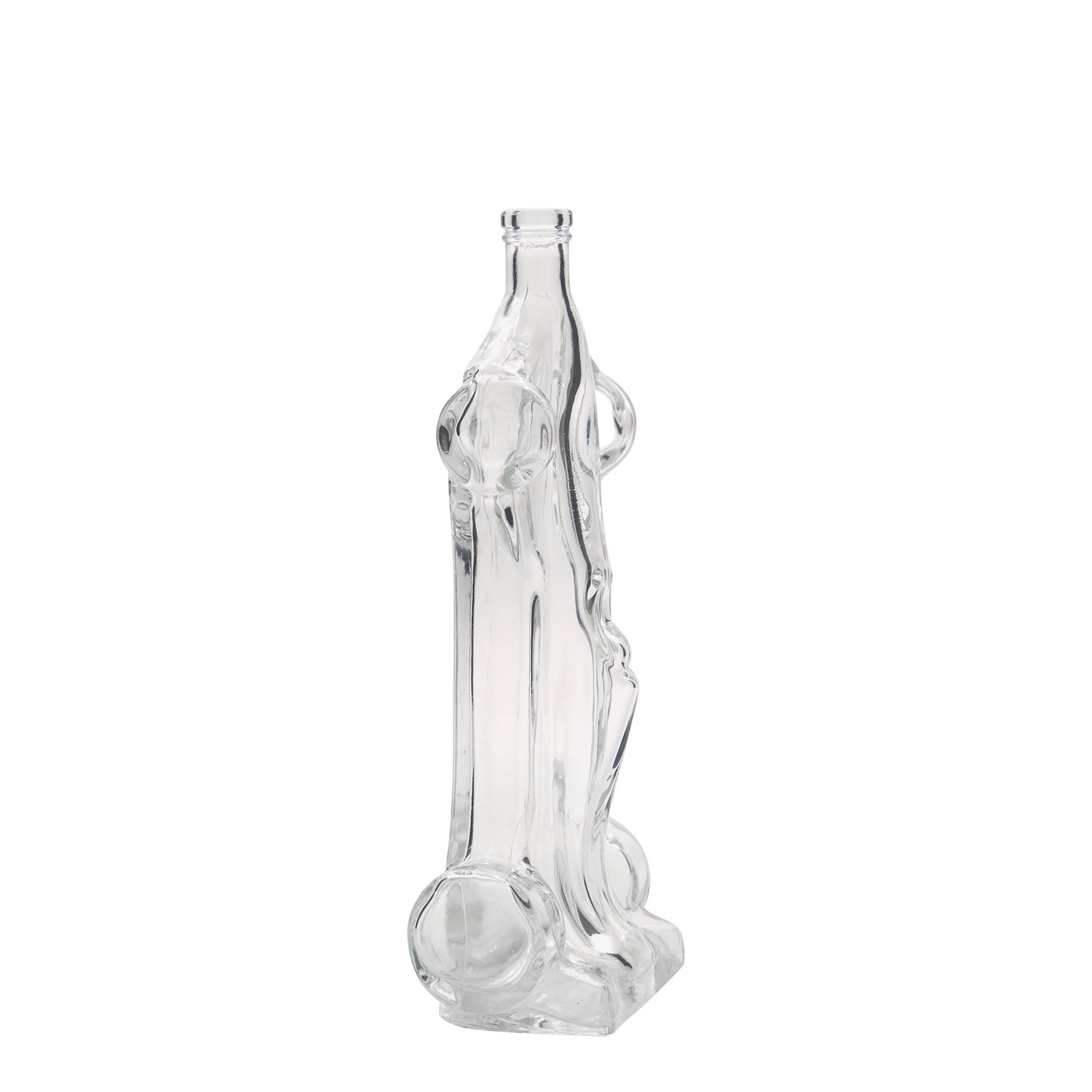 Sticlă de sticlă de 200 ml „Mașină de curse”, gura: dop