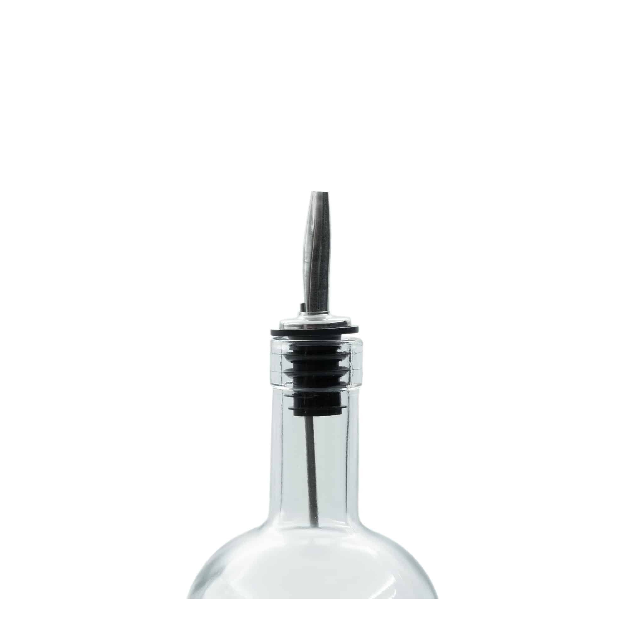 Dispenser inox cu tub de aer, oțel inoxidabil, argintiu-negru