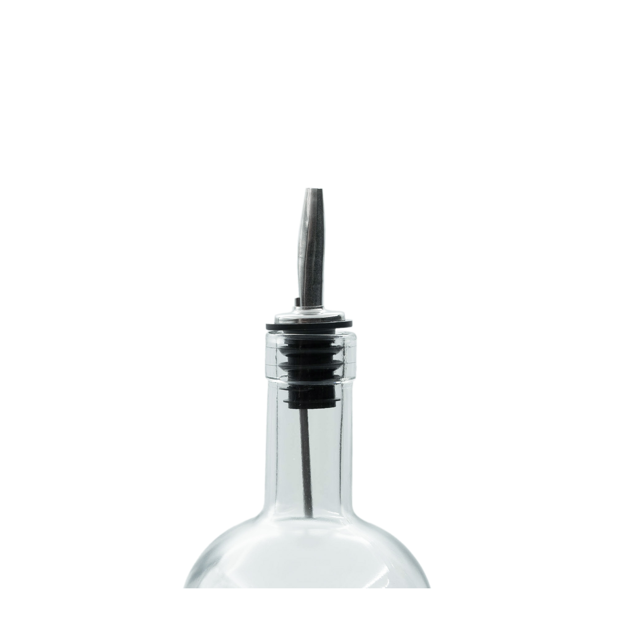 Dispenser inox cu tub de aer, oțel inoxidabil, argintiu-negru Dispenser inox cu tub de aer, oțel inoxidabil, argintiu-negru