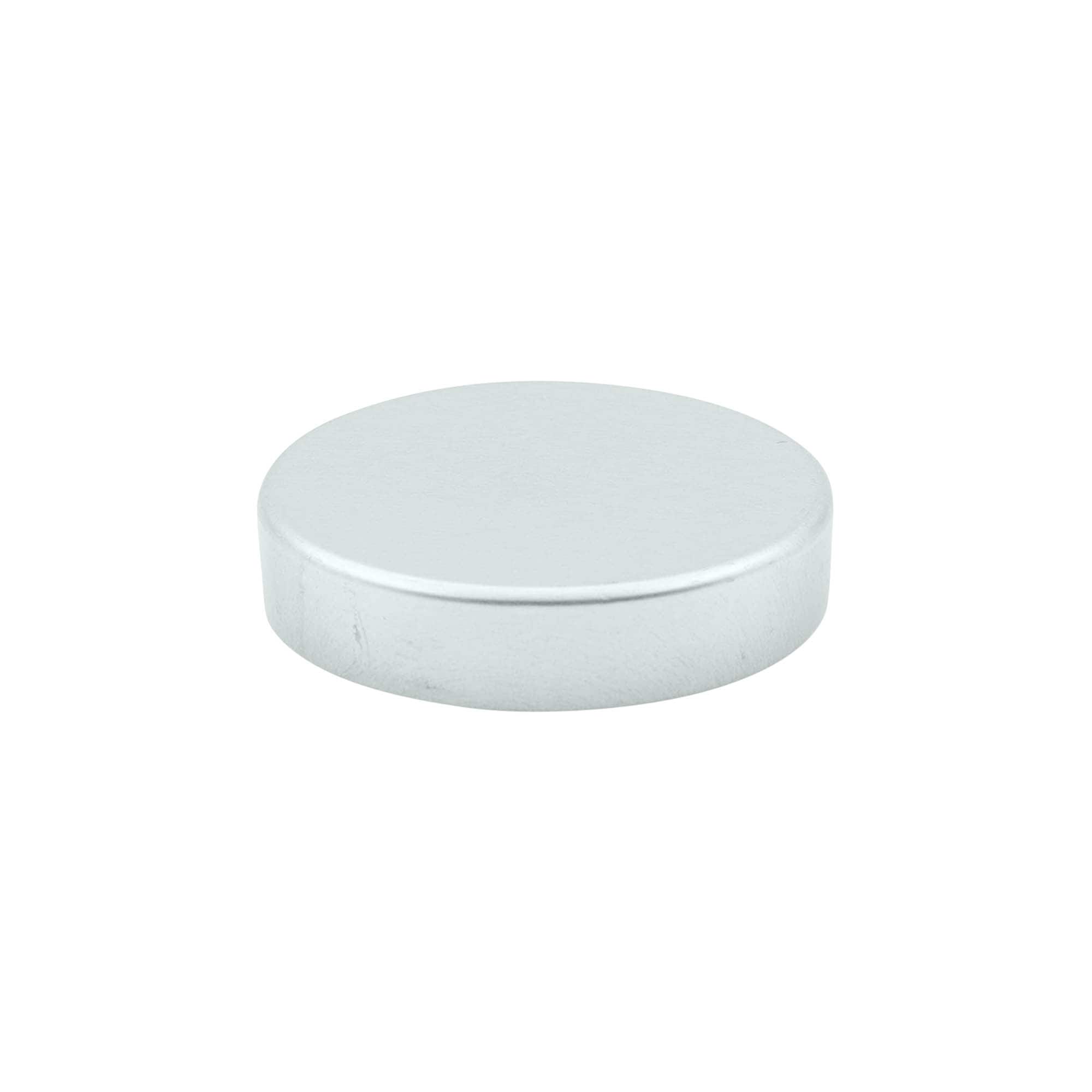 Capac cu filet, metalic, argintiu, pentru gura: 45/400