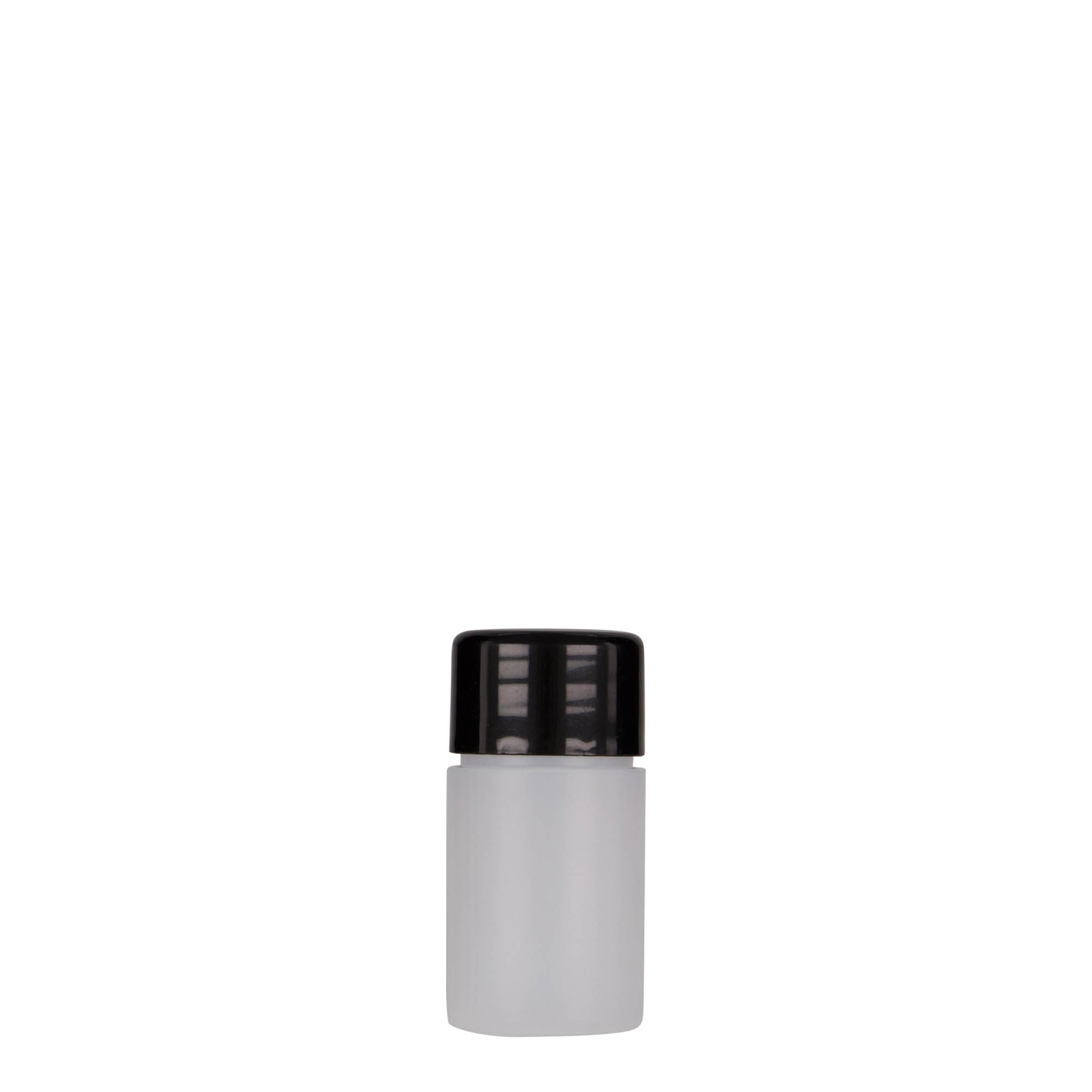 Sticlă din plastic de 15 ml „Tuffy”, HDPE, natural, gura: 24/410 Sticlă din plastic de 15 ml „Tuffy”, HDPE, natural, gura: 24/410