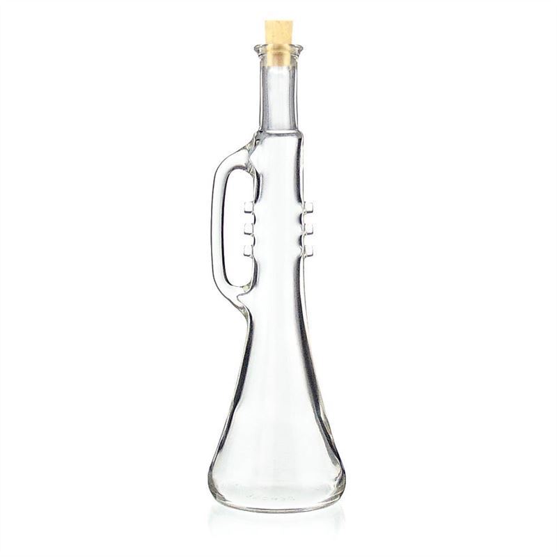 Sticlă de sticlă de 500 ml „Trompetă”, gura: plută