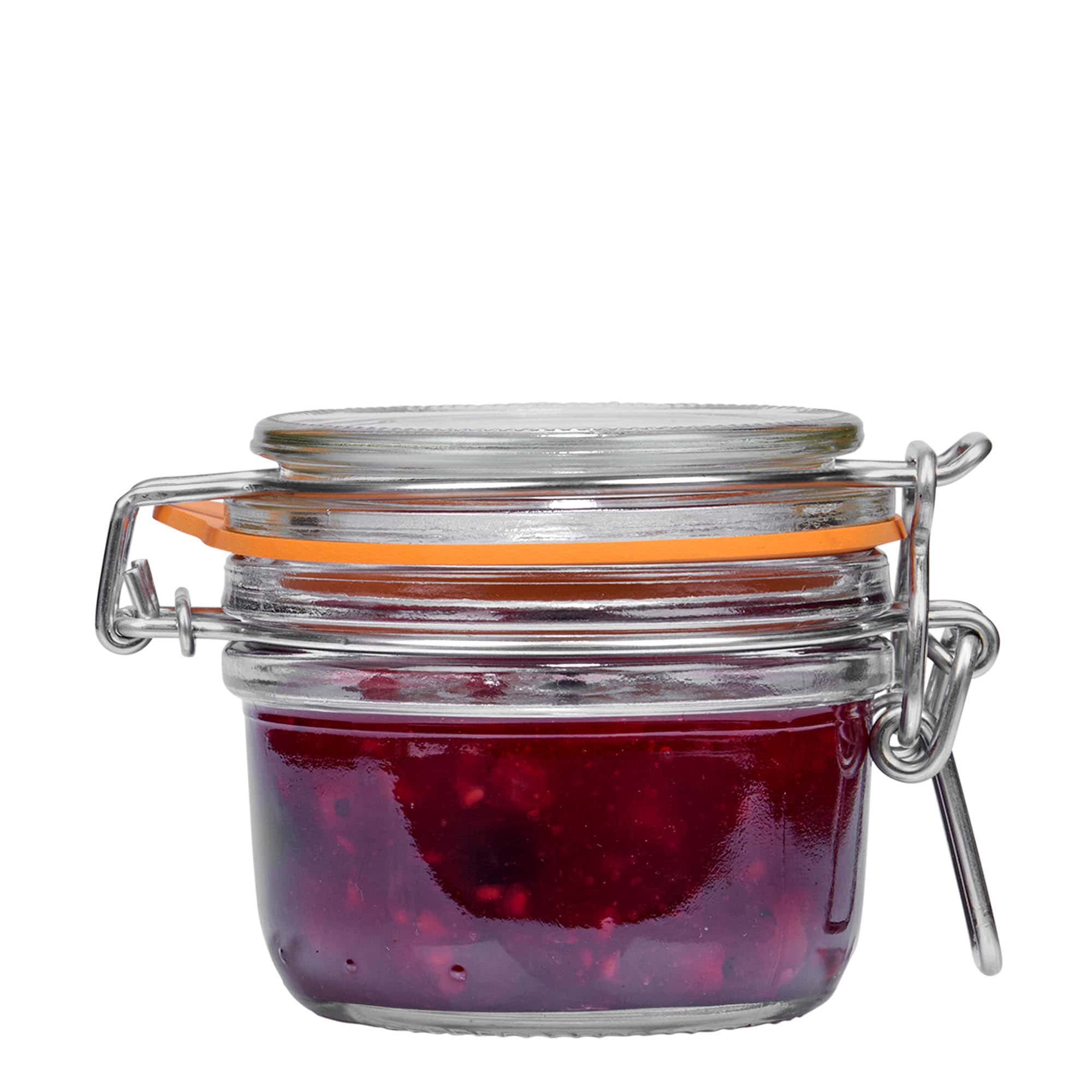 125 ml borcan cu capac cu clemă „Le Parfait Super Terrine”, deschidere: capac cu clemă metalică