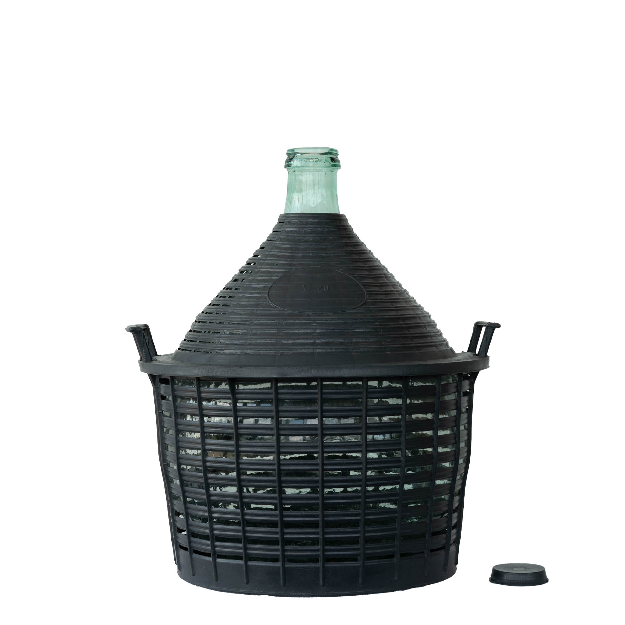 Butelie balon de 20 l, gât îngust, sticlă, gură: capac cu clapetă Butelie balon de 20 l, gât îngust, sticlă, gură: capac cu clapetă