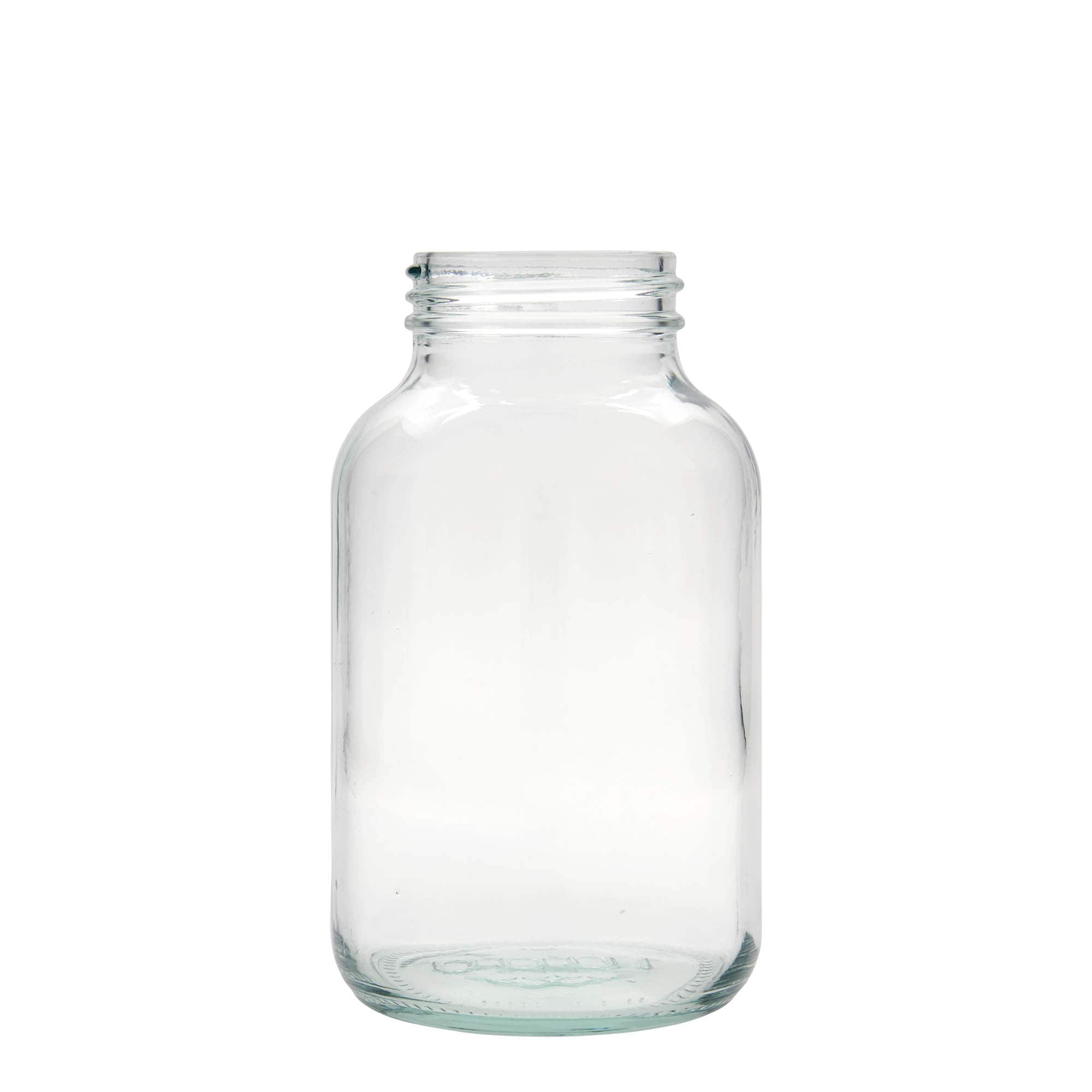 1.000 ml borcan cu gât larg, deschidere: DIN 68