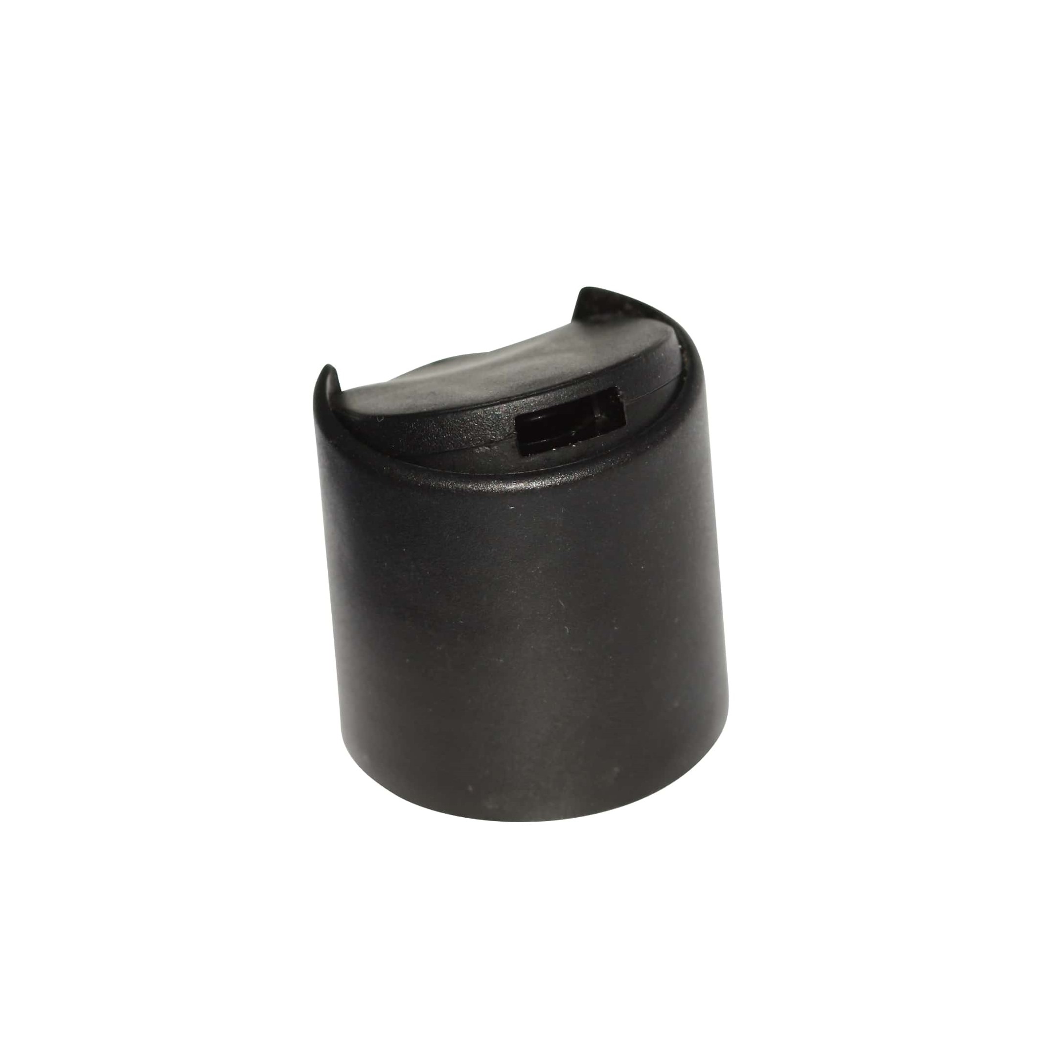 Capac cu filet Disc Top, plastic PP, negru, pentru gura: 24/410 Capac cu filet Disc Top, plastic PP, negru, pentru gura: 24/410