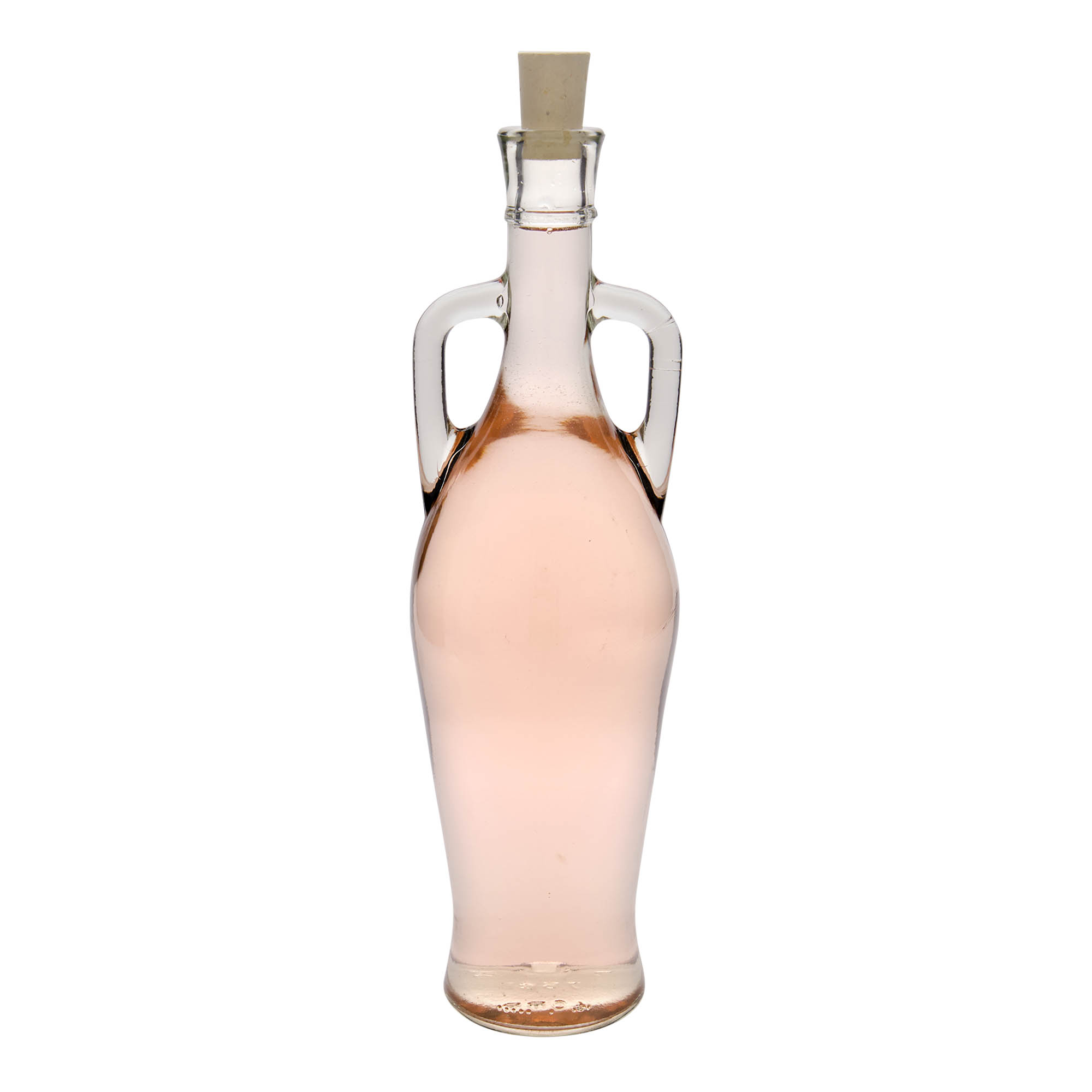 Sticlă de sticlă de 750 ml „Amforă”, gura: dop de plută Sticlă de sticlă de 750 ml „Amforă”, gura: dop de plută