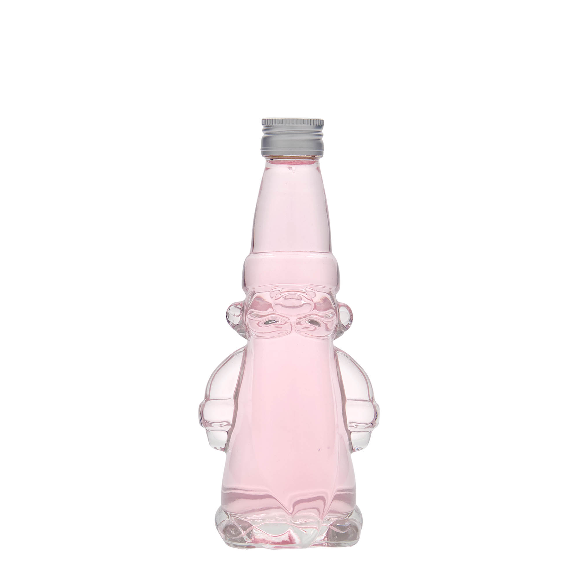 Sticlă de sticlă de 200 ml „Spiriduș de Crăciun”, gura: PP 28