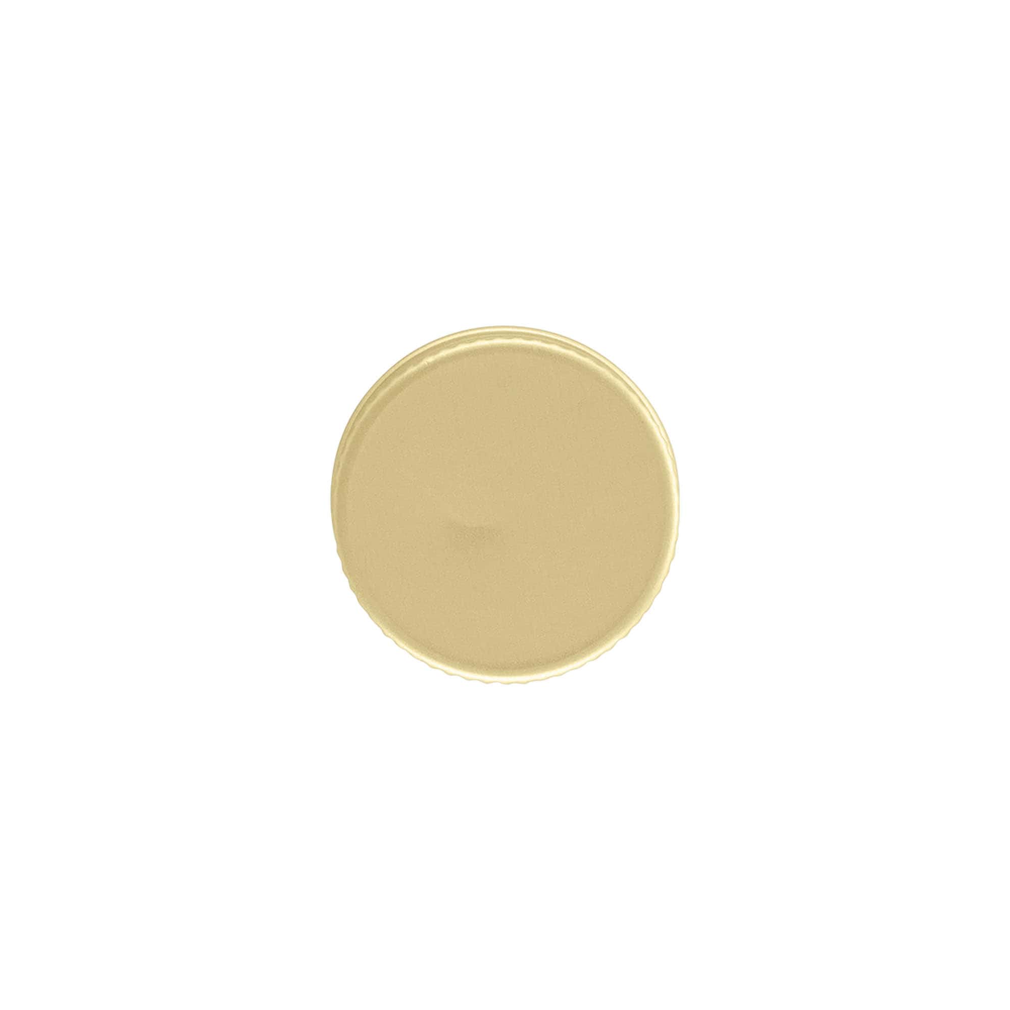 Capac cu filet, metal, auriu, pentru gura: PP 31,5