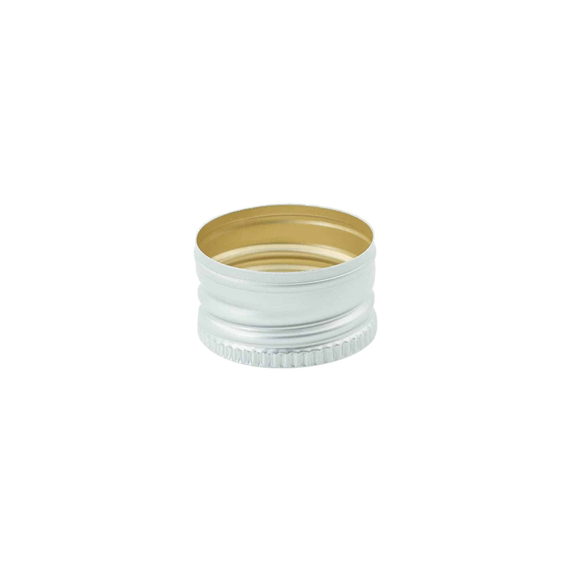 Capac cu filet #, metal, argintiu, pentru gura: PP 28
