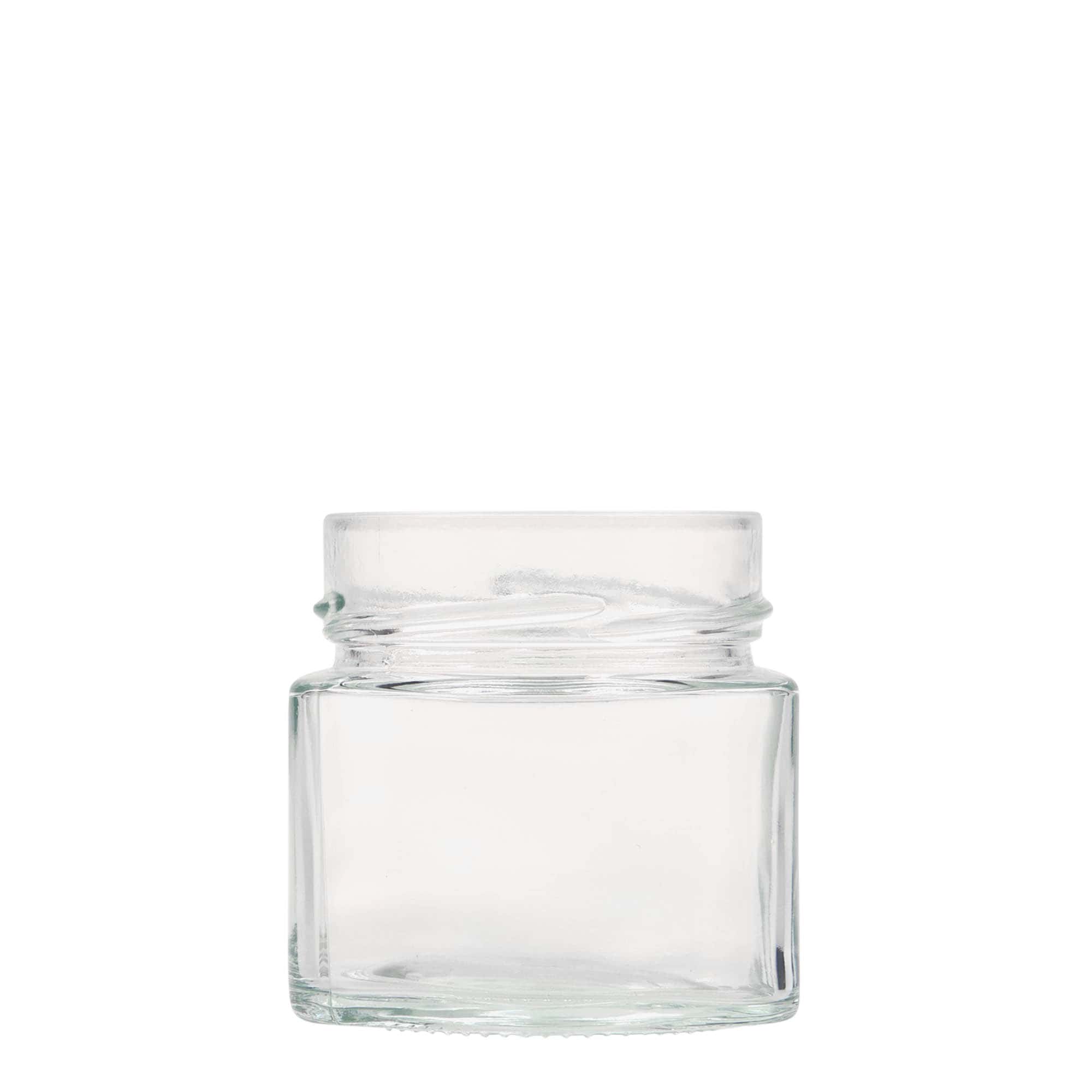 212 ml borcan pătrat 'Kimba', gura: Extra-Deep-Twist-Off (EDTO 70)