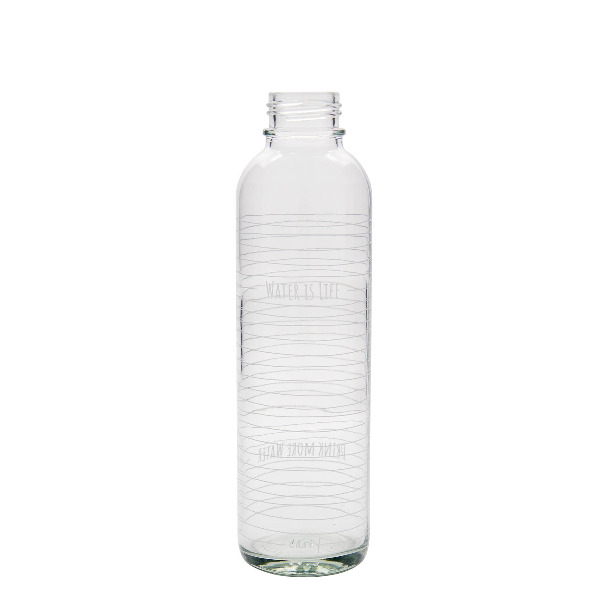 Sticlă de băut de 700 ml CARRY Bottle „Apa este viață”, deschidere: capac cu filet Sticlă de băut de 700 ml CARRY Bottle „Apa este viață”, deschidere: capac cu filet