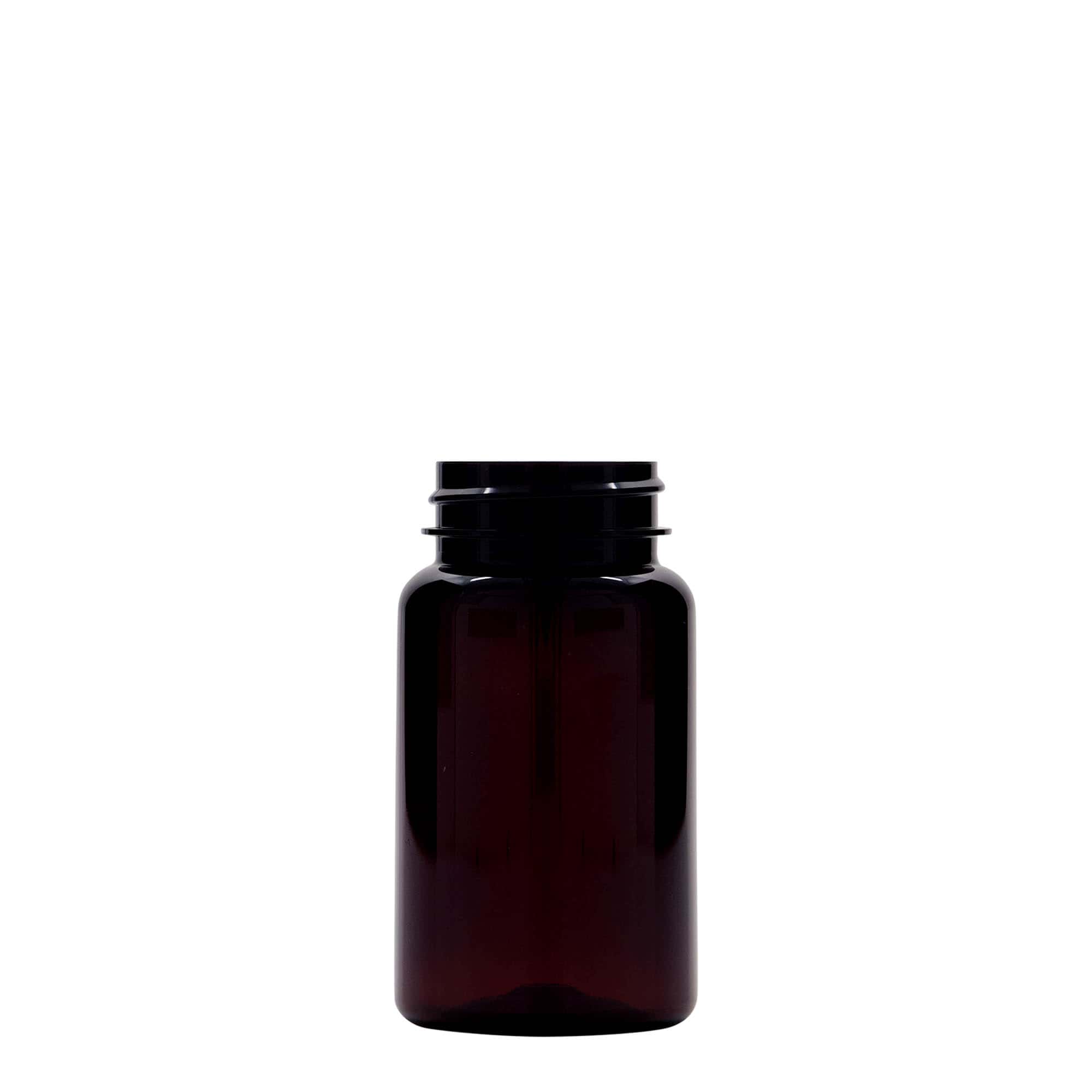 100 ml ambalaj PET, plastic, maro, gura: 38/400