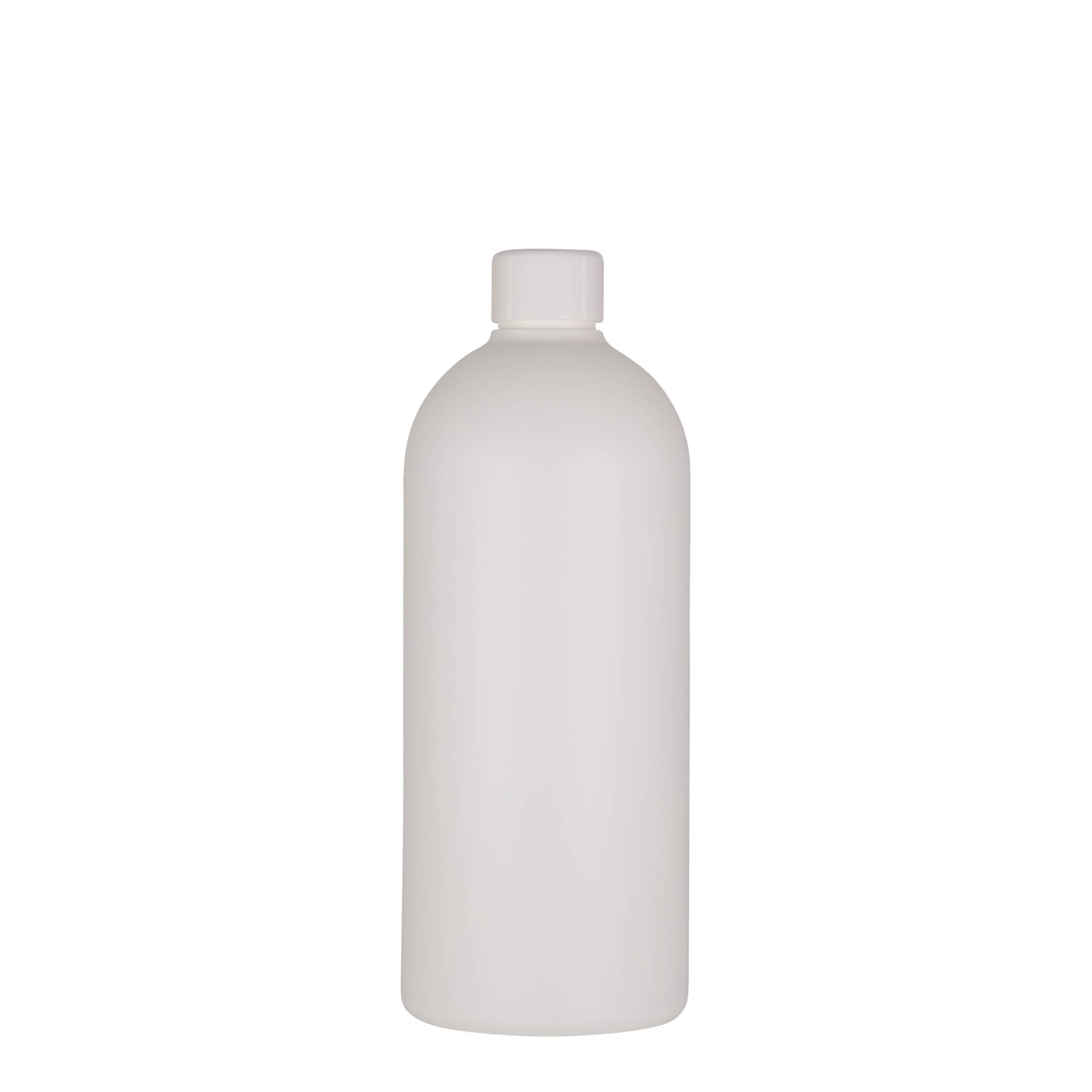 Flacon din plastic de 500 ml „Tuffy”, HDPE, alb, gura: 24/410 Flacon din plastic de 500 ml „Tuffy”, HDPE, alb, gura: 24/410