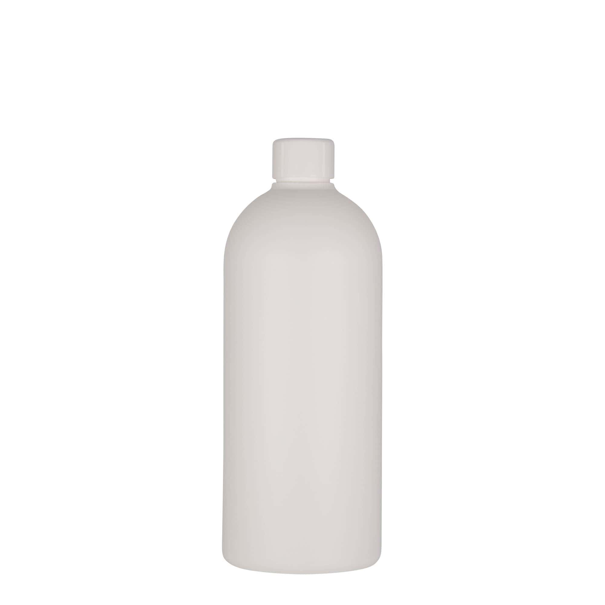 Flacon din plastic de 500 ml „Tuffy”, HDPE, alb, gura: 24/410