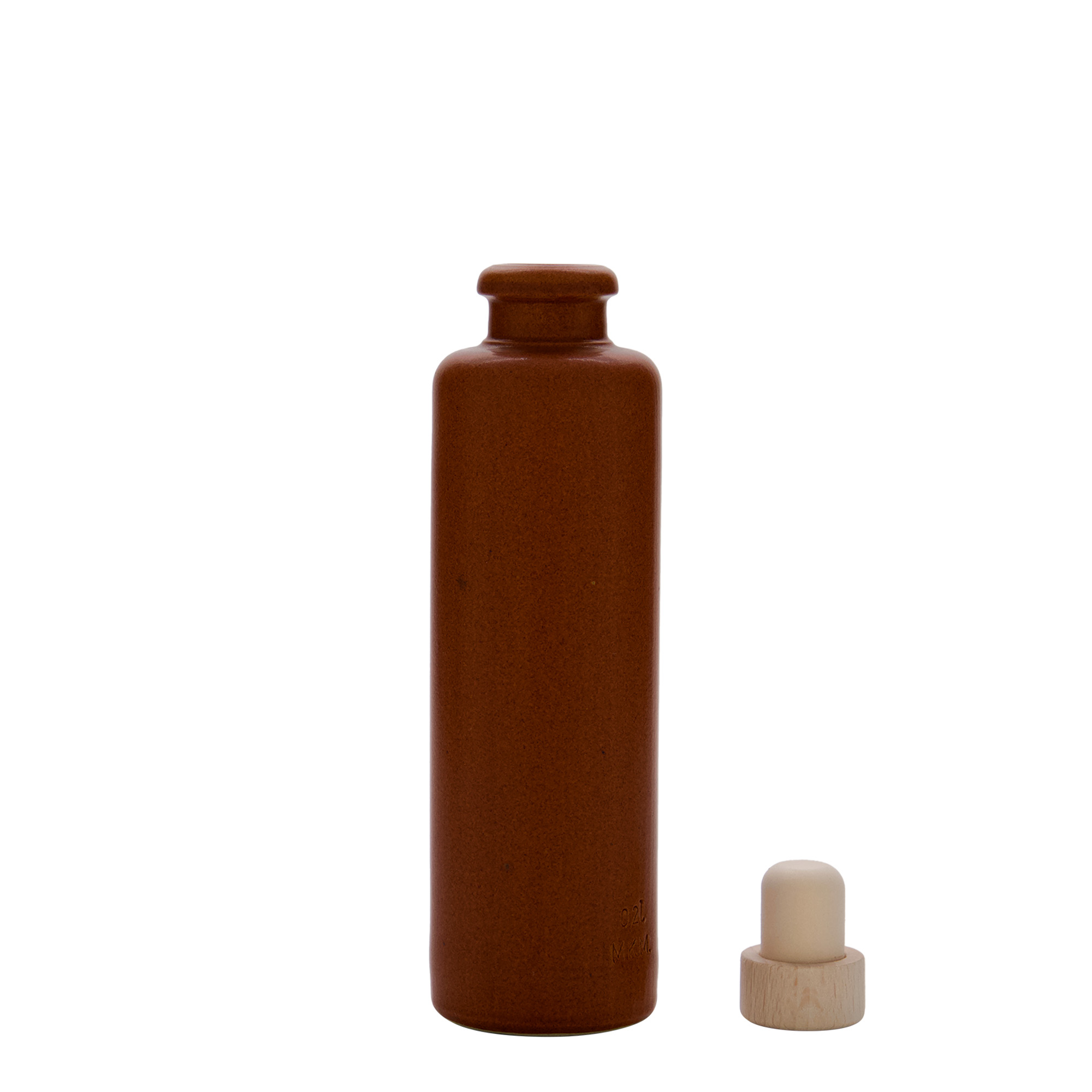200 ml ulcior de lut, ceramică, roșu-maro, gura: dop de plută 200 ml ulcior de lut, ceramică, roșu-maro, gura: dop de plută
