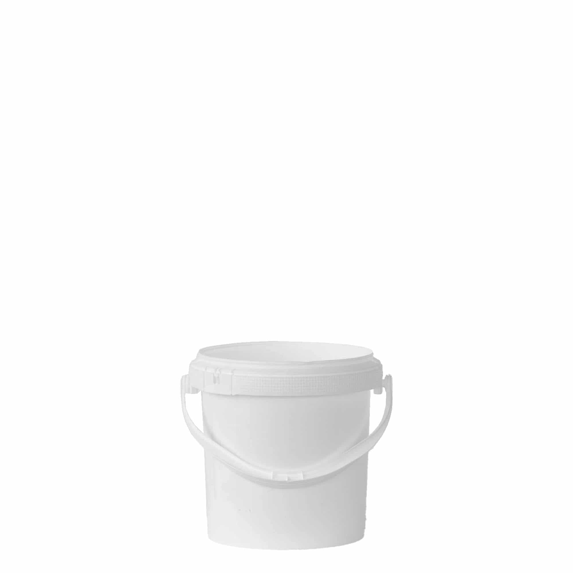 1 l găleată, plastic PP, albă
