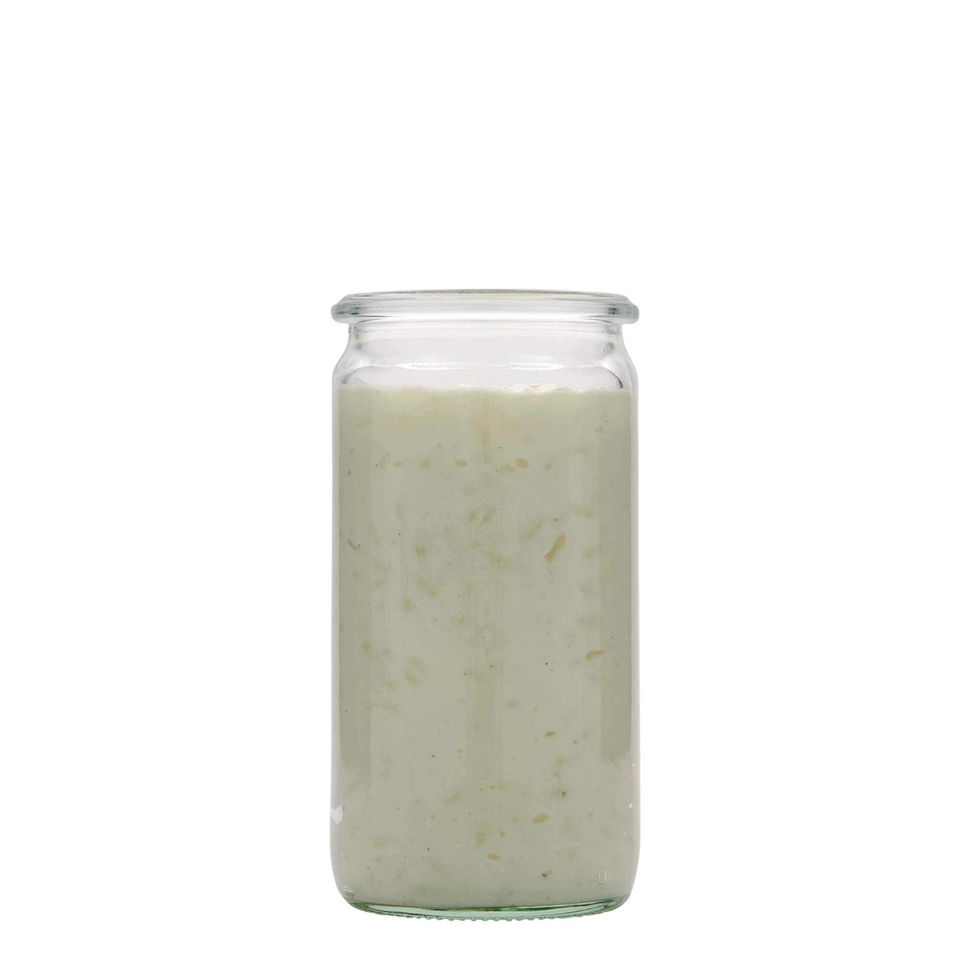 340 ml borcan cilindric WECK, gură: margine rotundă