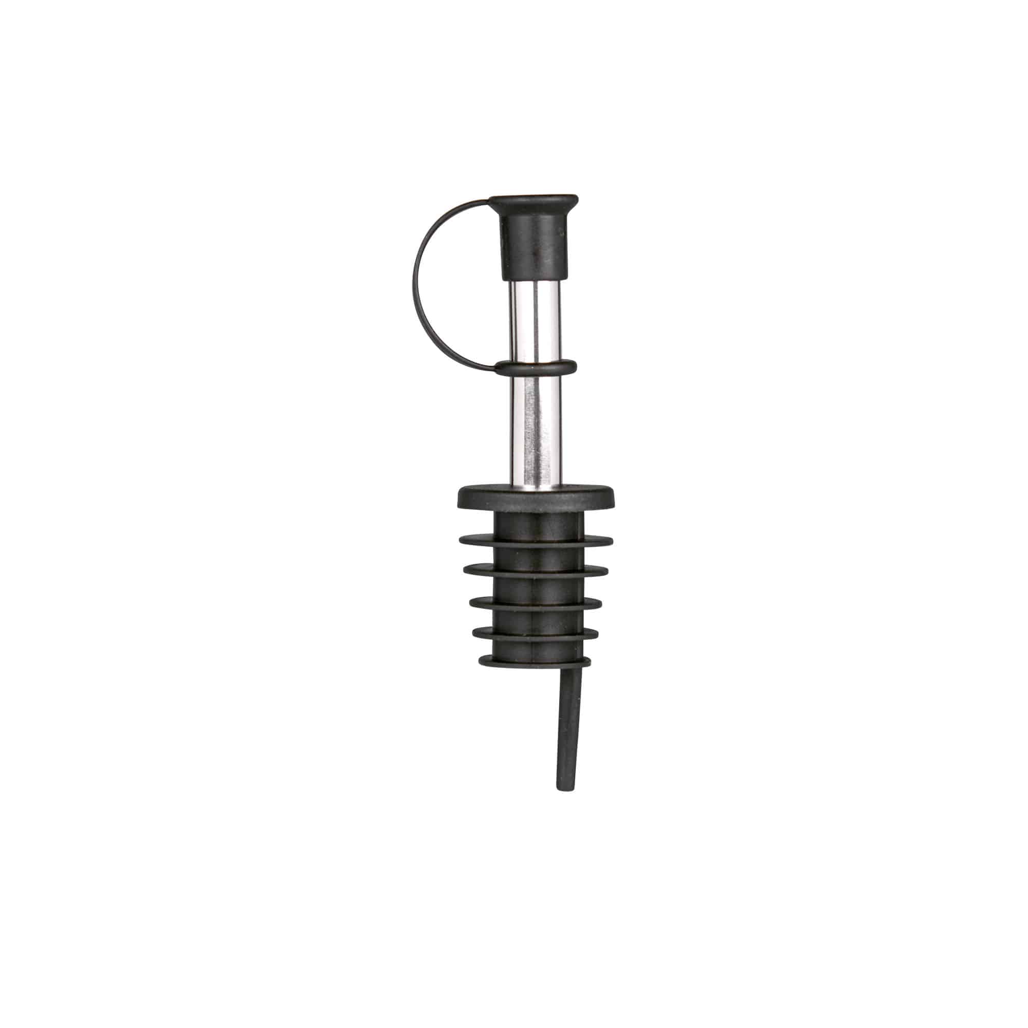 Dispenser inox cu capac, oțel inoxidabil, argintiu