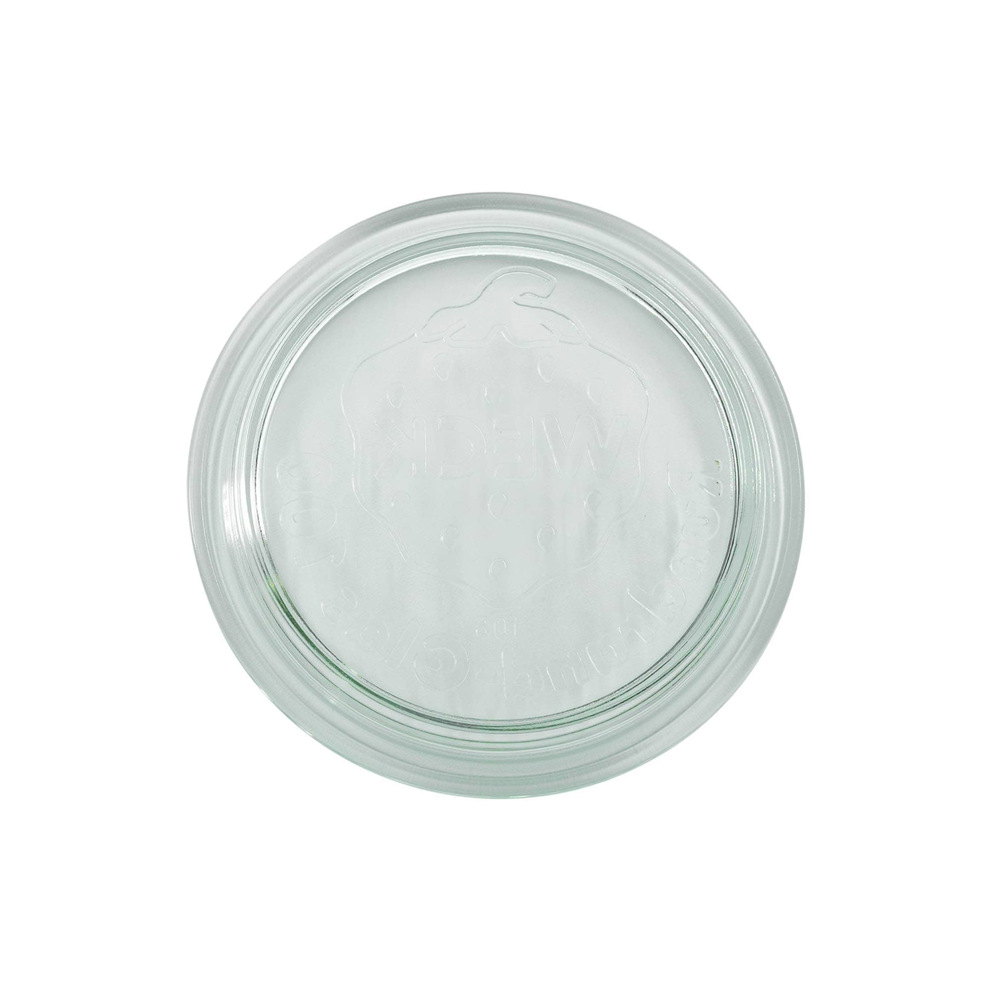 Capac din sticlă WECK cu margine rotundă #, pentru gura: RR100
