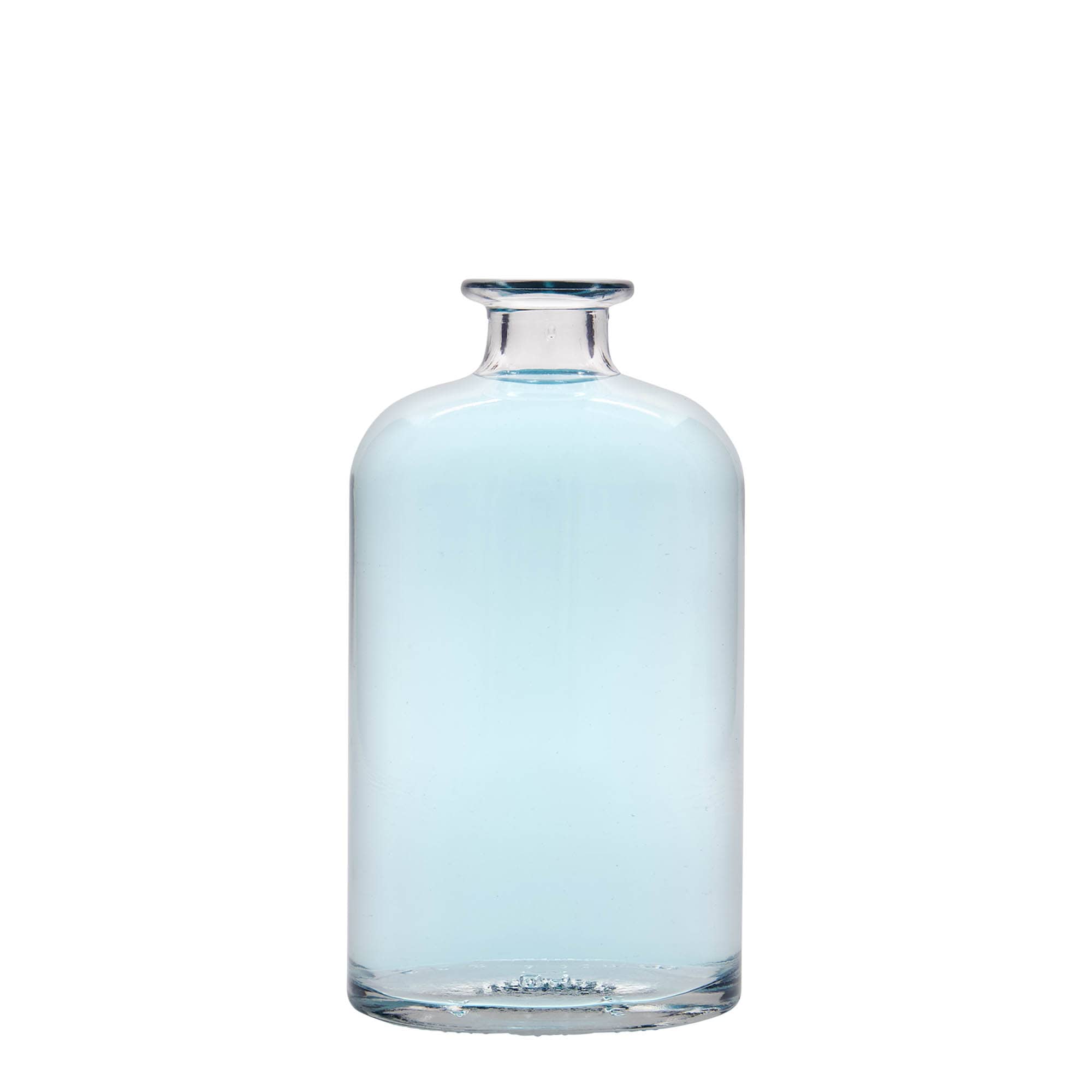 Sticlă de sticlă de 500 ml 'Dundee', ovală, gât: dop de plută Sticlă de sticlă de 500 ml 'Dundee', ovală, gât: dop de plută