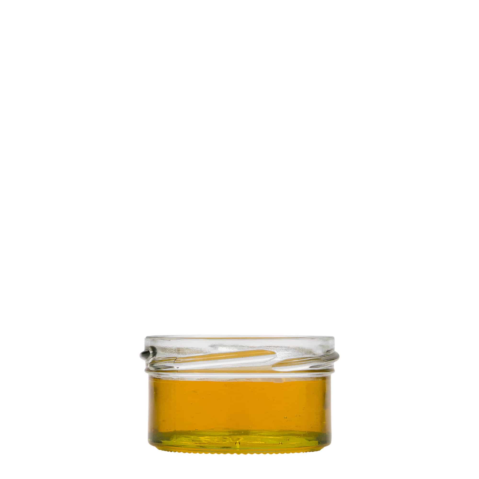 70 ml borcan plat cu pereți drepți, gura: Twist-Off (TO 66) 70 ml borcan plat cu pereți drepți, gura: Twist-Off (TO 66)