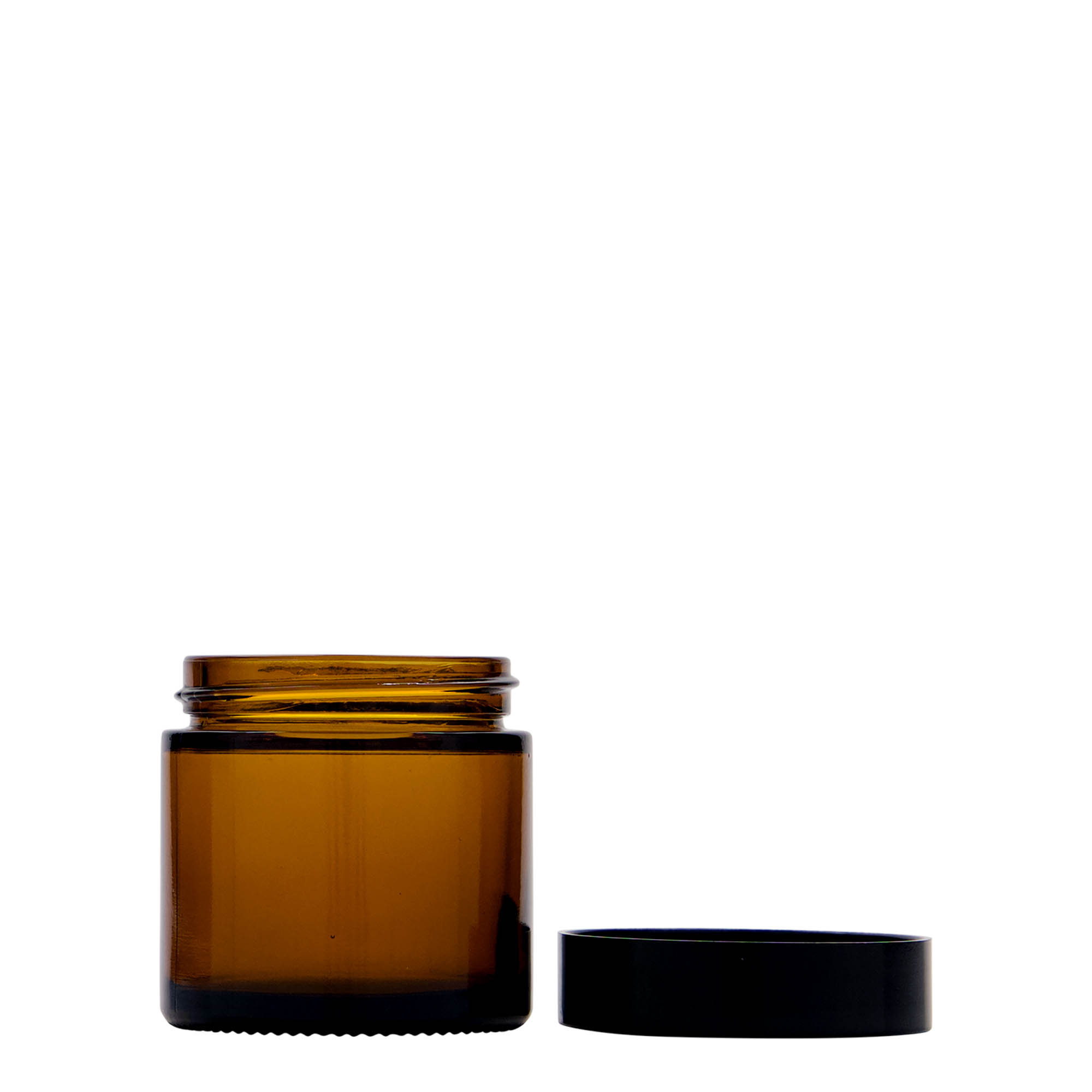 60 ml borcan „Brown Line”, sticlă, maro, deschidere: capac cu filet 60 ml borcan „Brown Line”, sticlă, maro, deschidere: capac cu filet