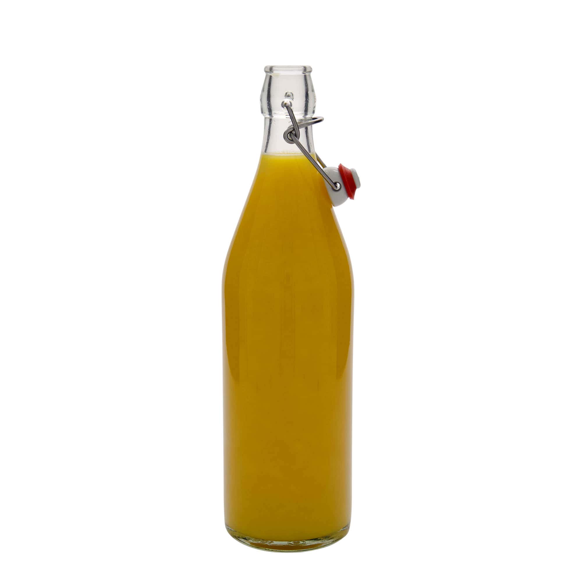 Sticlă de sticlă de 1.000 ml „Giara”, gura: închidere cu clemă