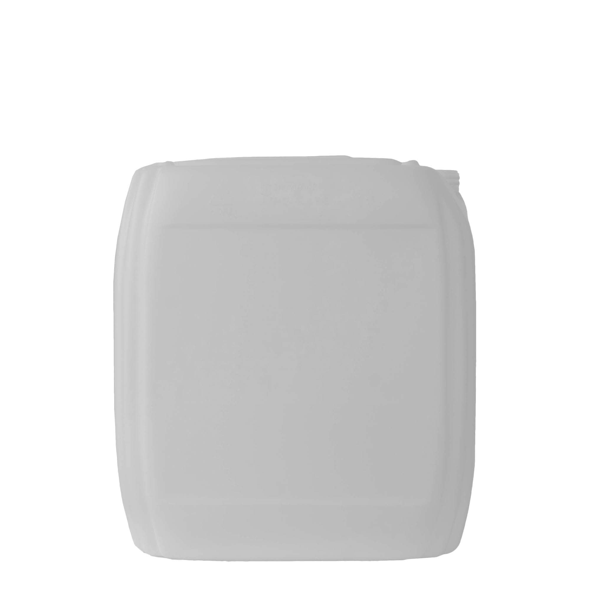 Canistră de 30 l, dreptunghiulară, plastic HDPE, natural, deschidere: ND 60