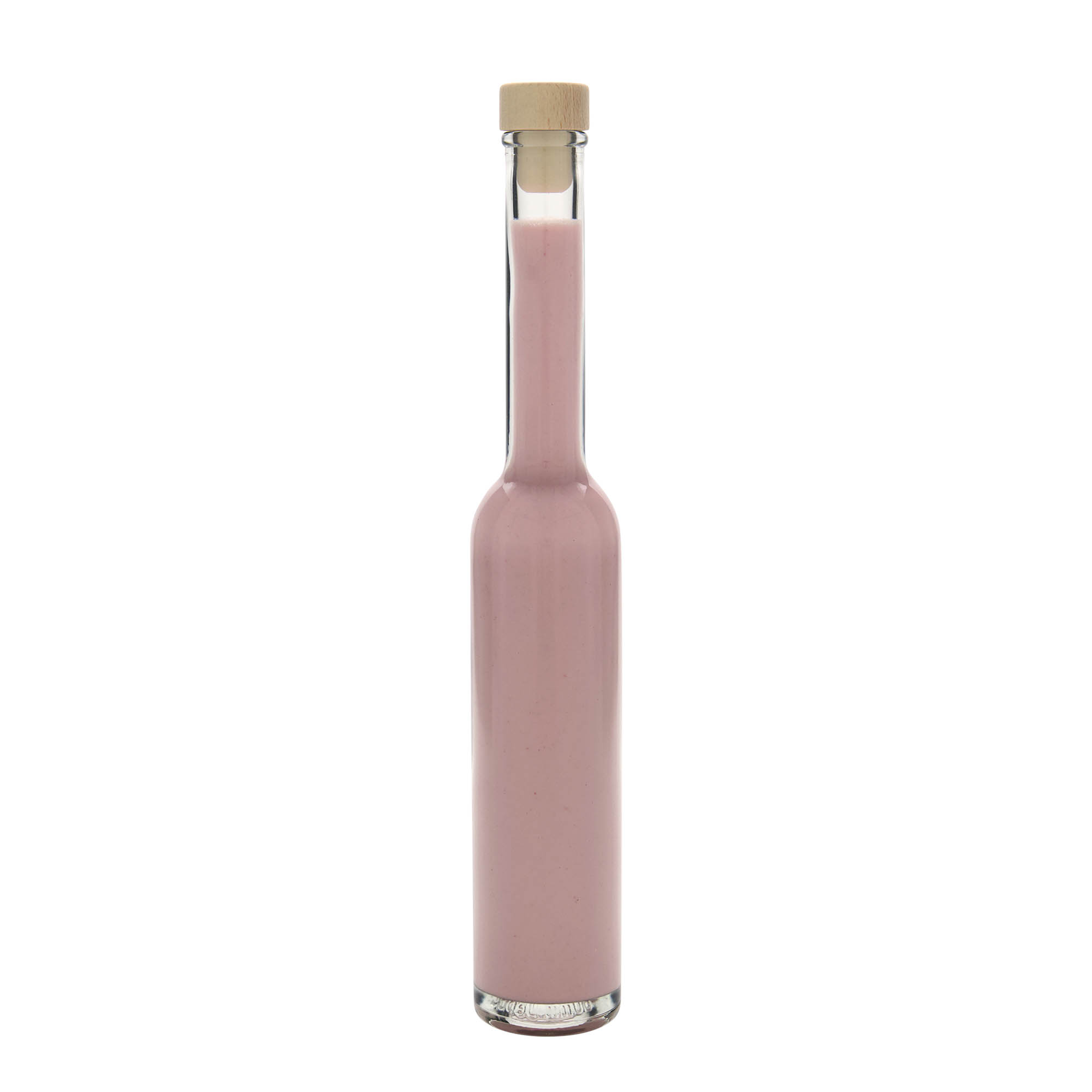 Sticlă de sticlă de 200 ml „Platina”, gura: dop de plută