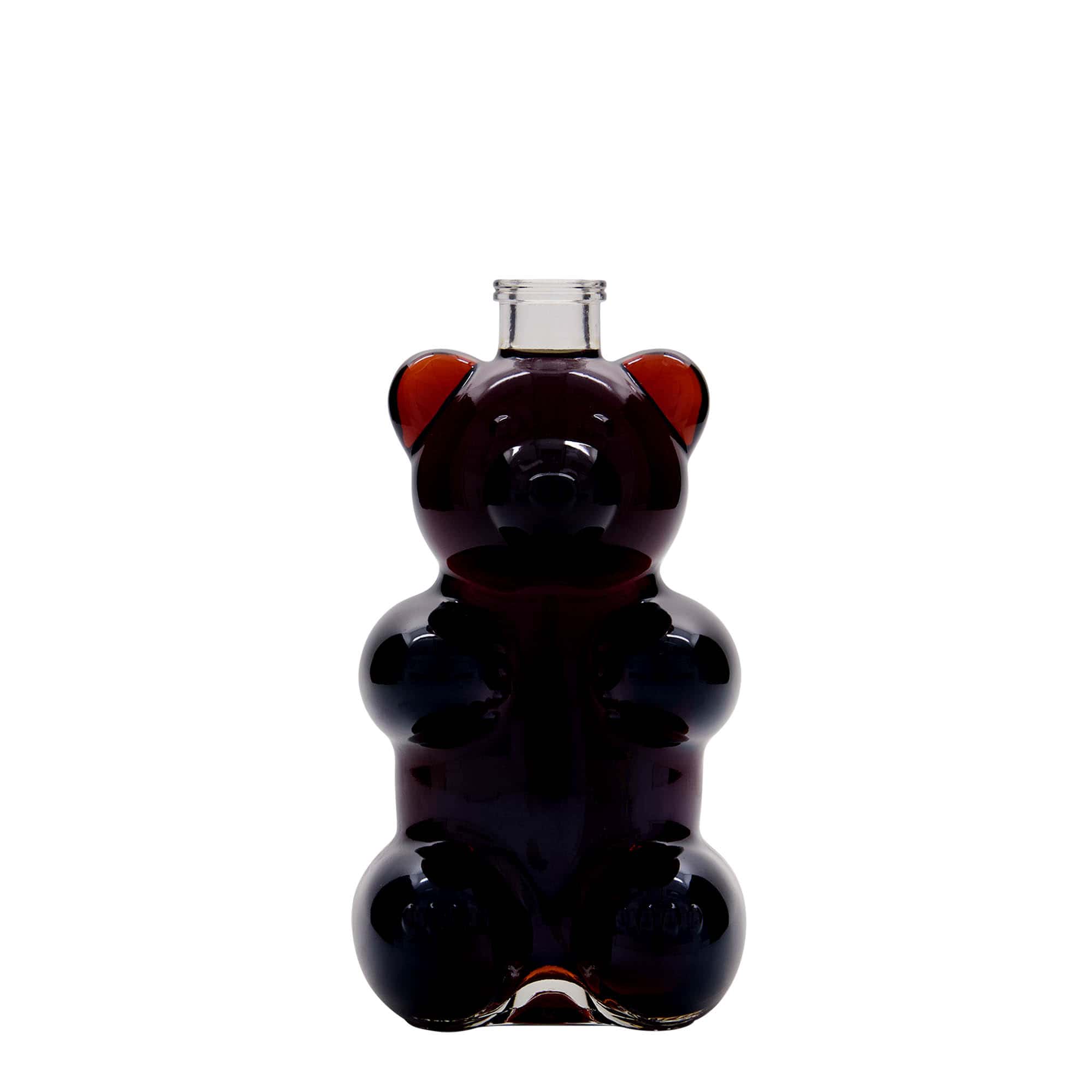 Sticlă de sticlă de 350 ml „Urs”, gură: dop de plută