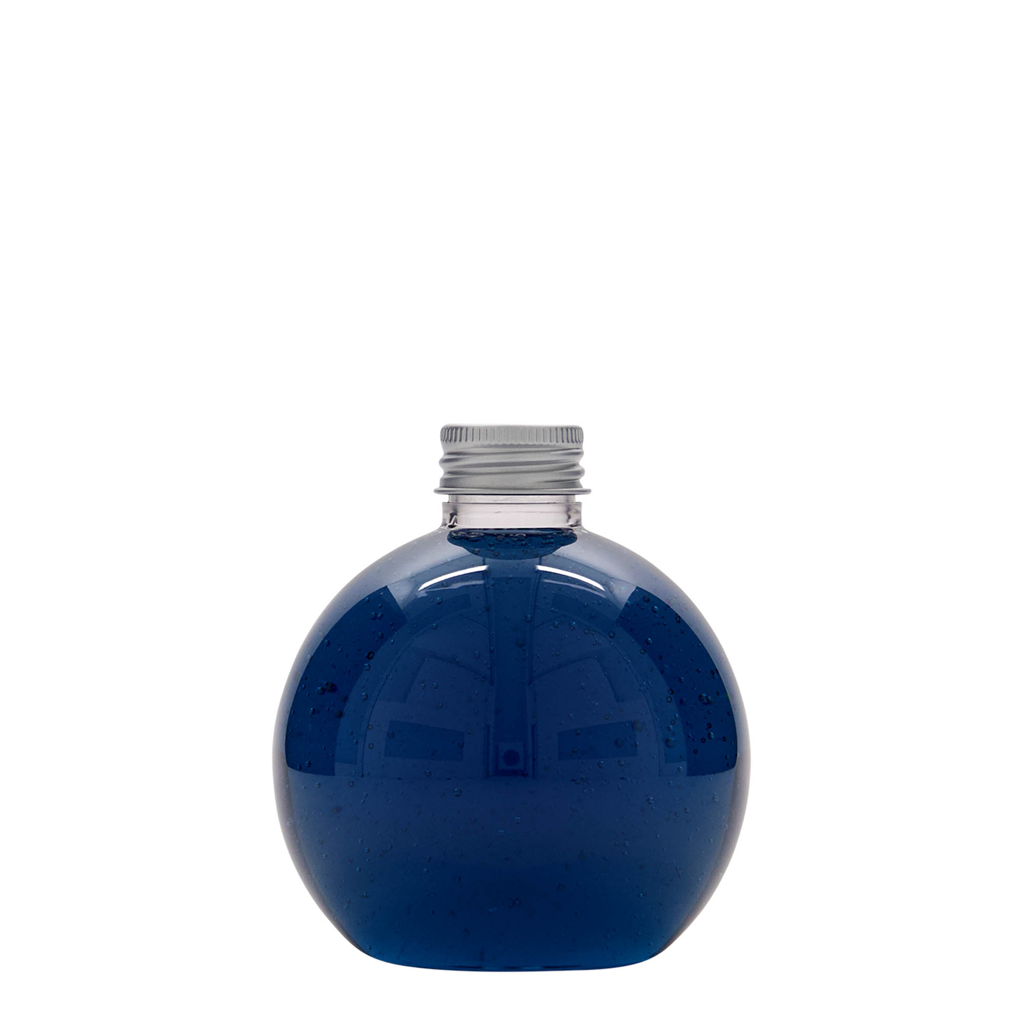 Sticlă PET 250 ml „Perry”, rotundă, plastic, gura: 24/410 Sticlă PET 250 ml „Perry”, rotundă, plastic, gura: 24/410
