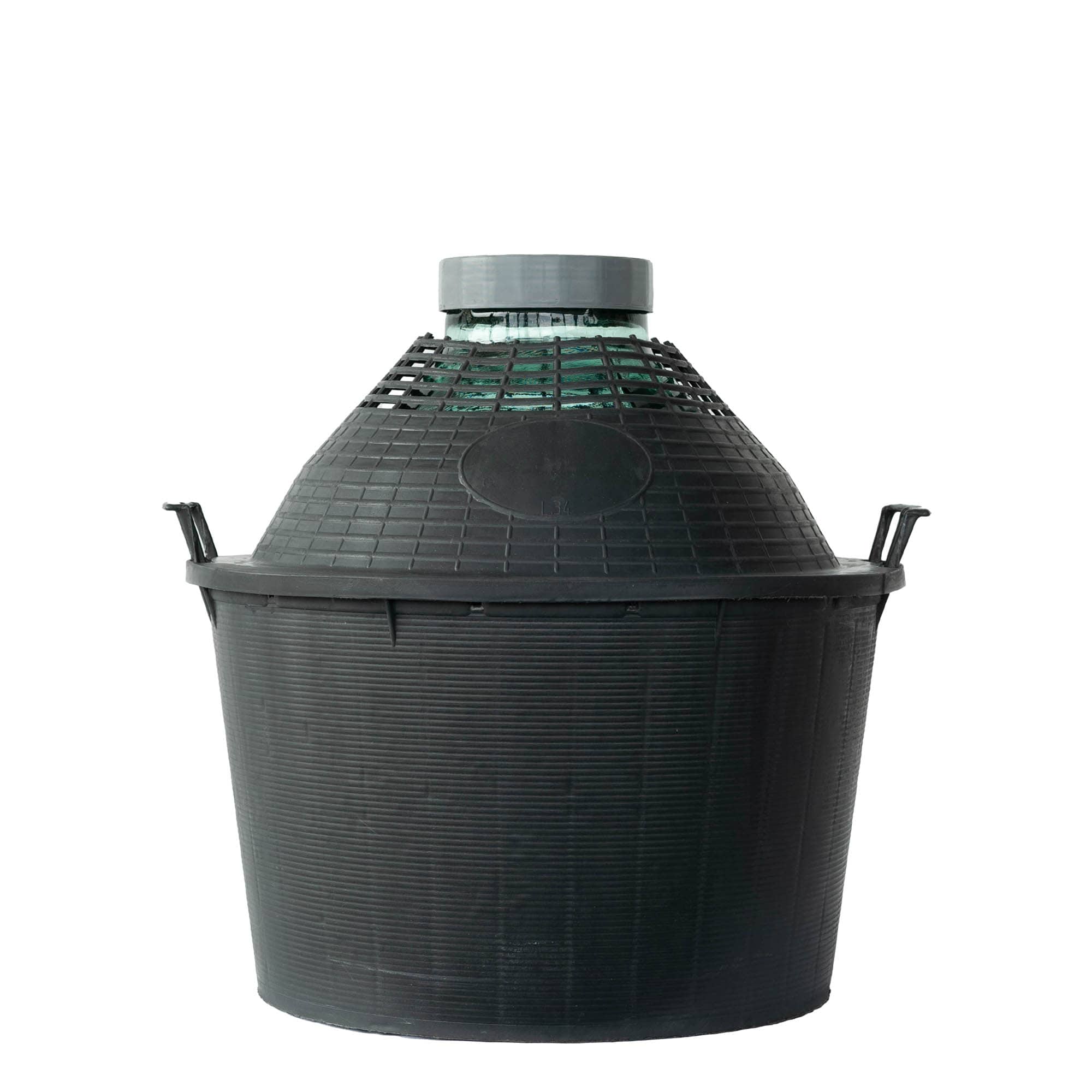 34 l balon cu gât larg, sticlă, deschidere: capac cu filet