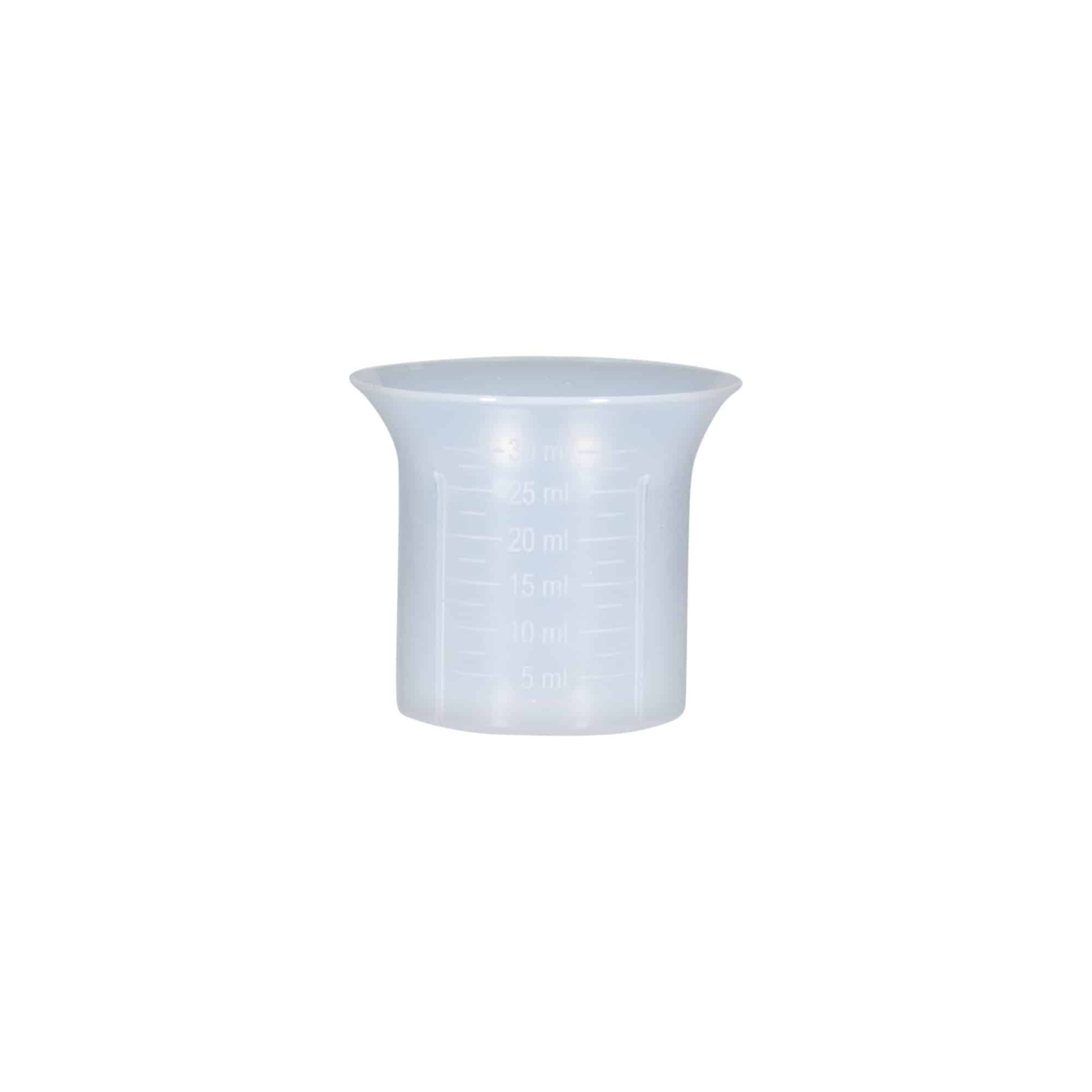 Pahar gradat 5-30 ml, plastic PP