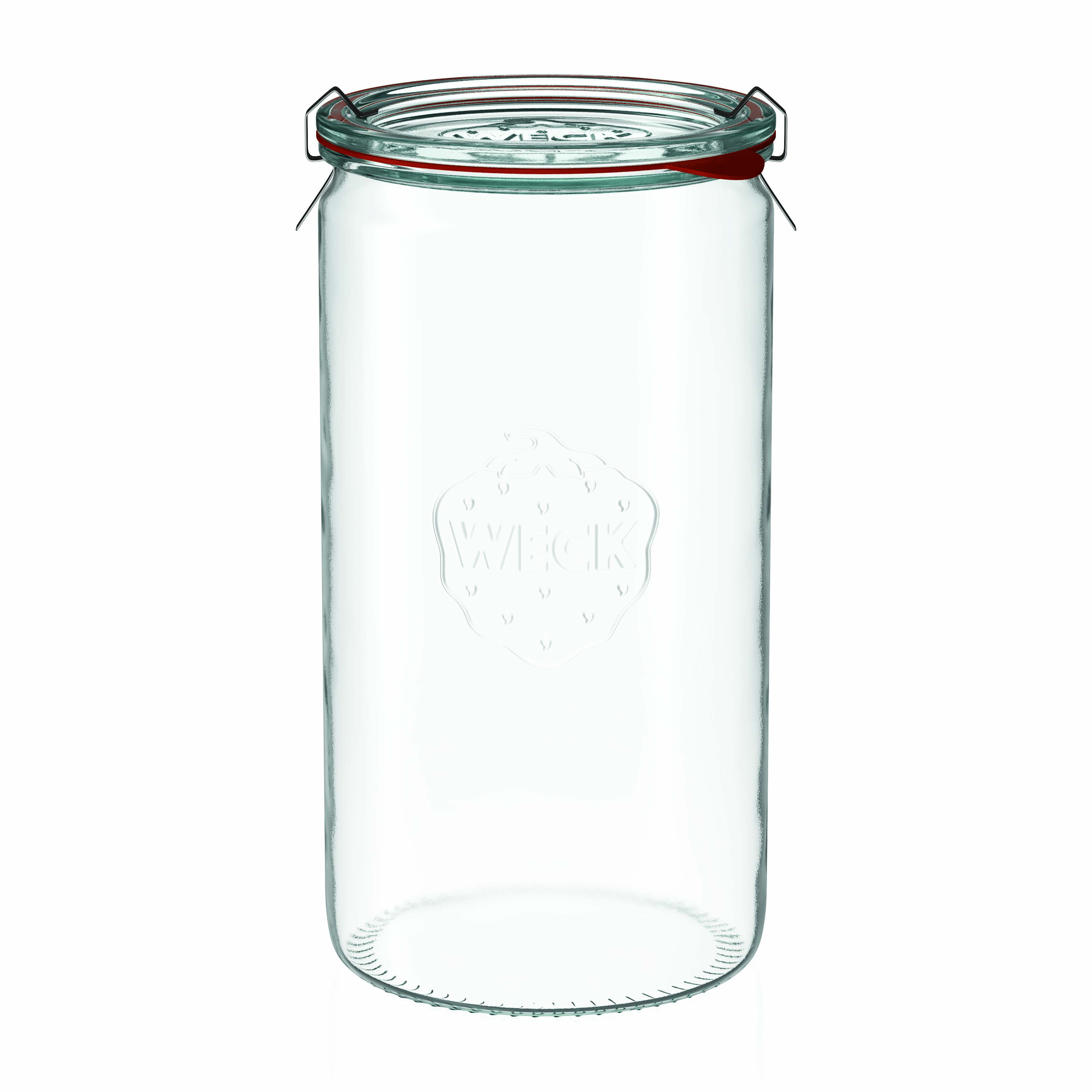 1.575 ml borcan cilindric WECK, gură: margine rotundă
