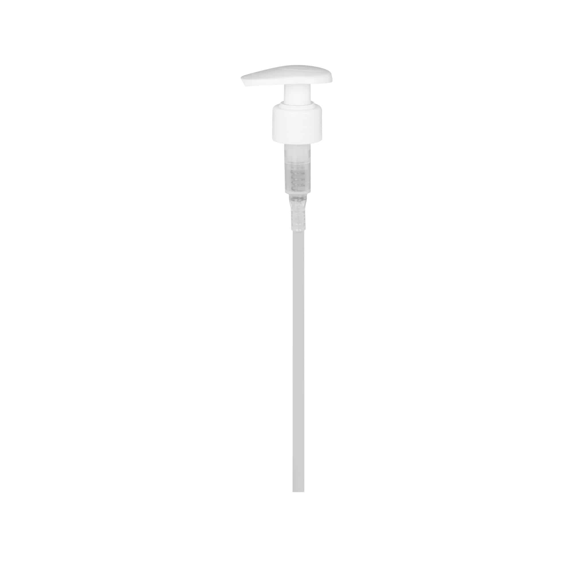 Capac cu filet pentru pompă dozatoare, plastic PP, alb, pentru deschidere: 24/410