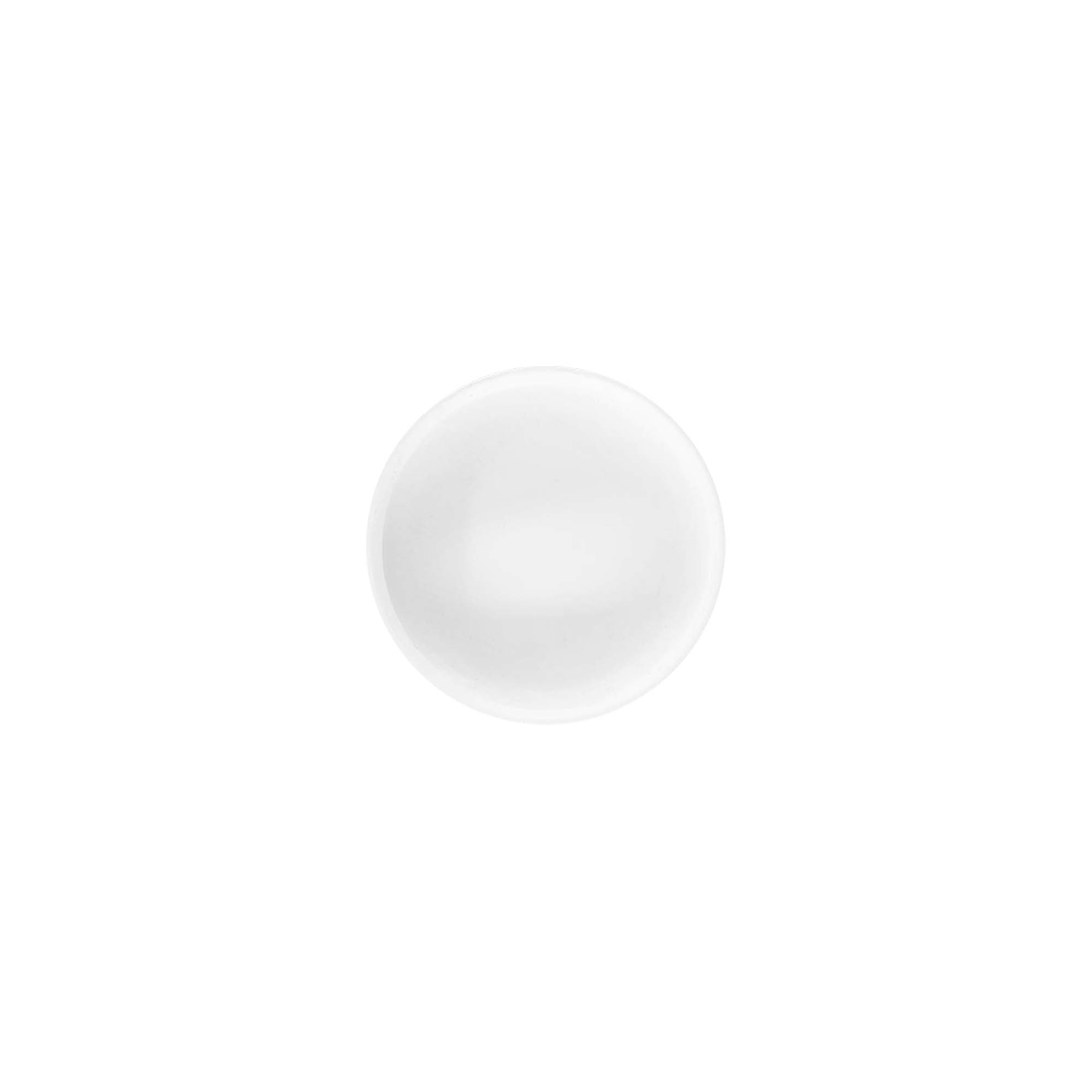 Capac cu filet „White Line” 6ml, plastic PP, alb