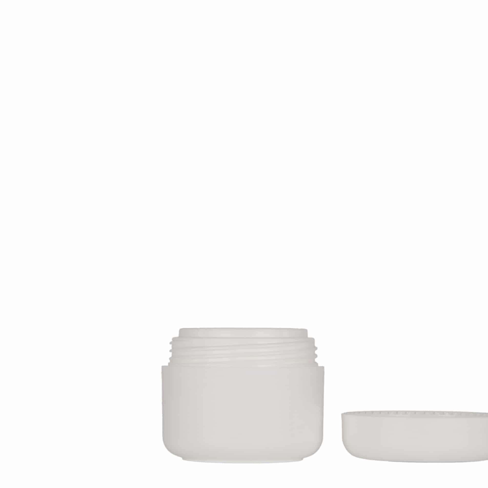 15 ml cutie din plastic „Bianca”, PP, alb, deschidere: capac cu filet