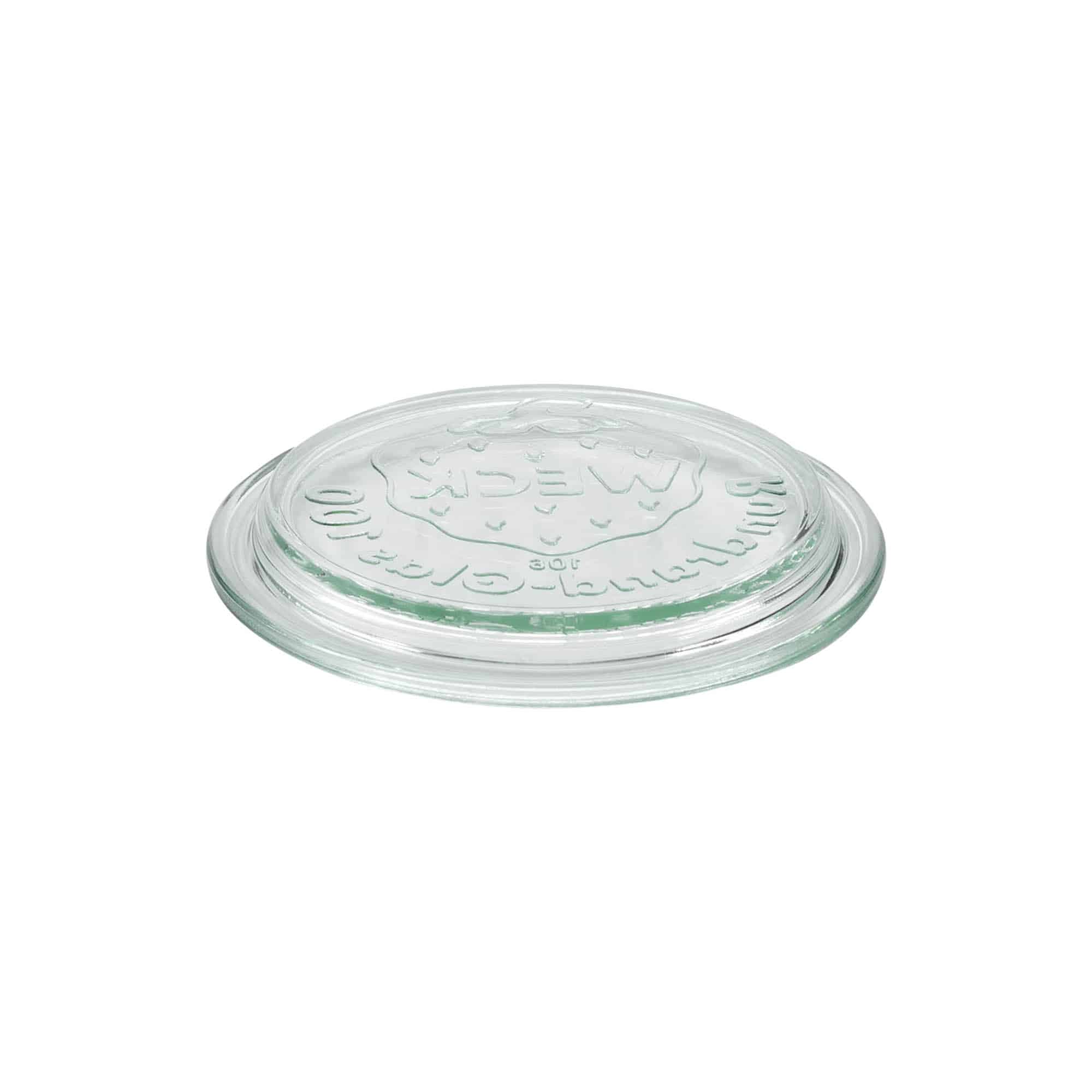 Capac din sticlă WECK cu margine rotundă, pentru gura: RR100