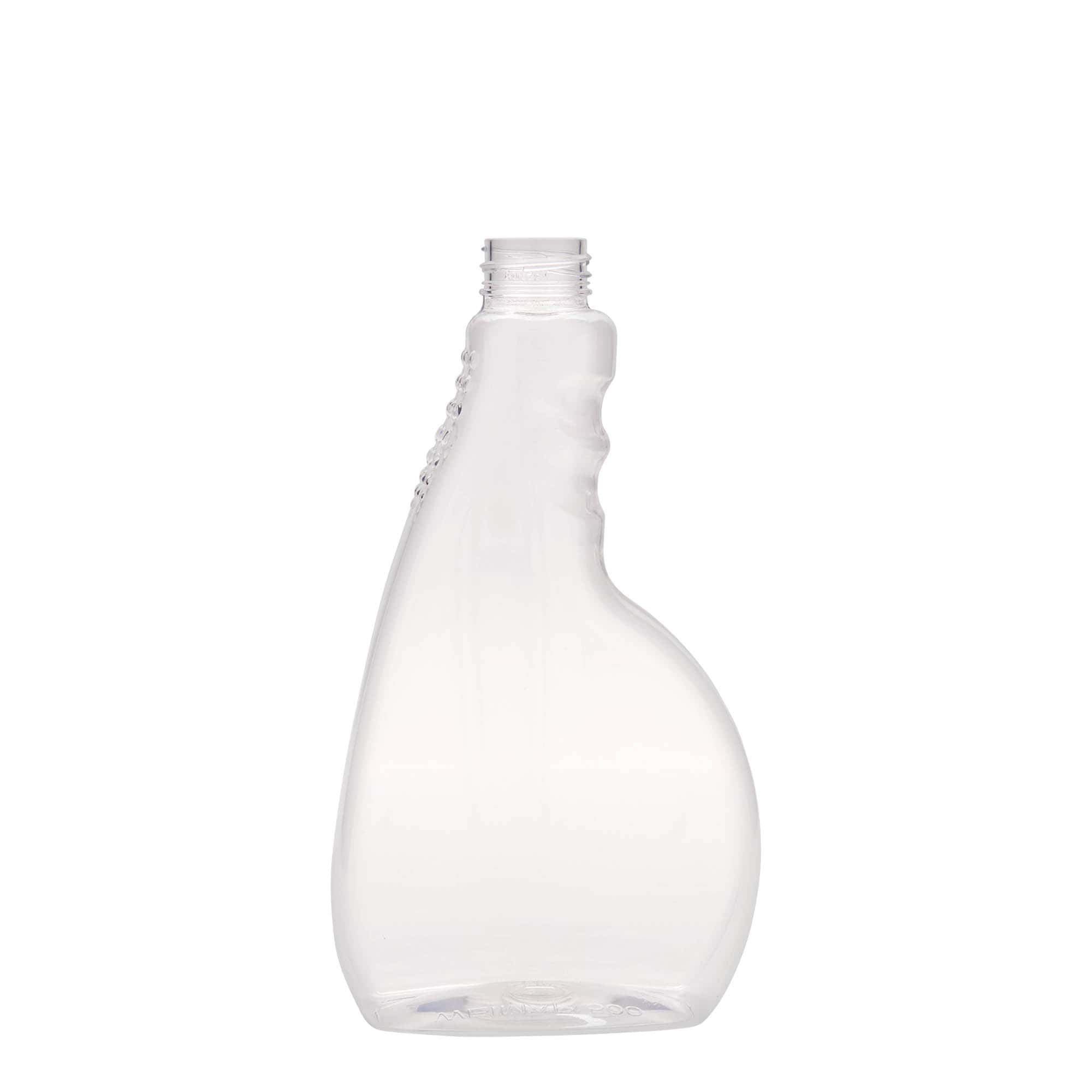 Sticlă PET cu pulverizator de 500 ml „Piccobello”, dreptunghiulară, din plastic, gura: capac cu filet