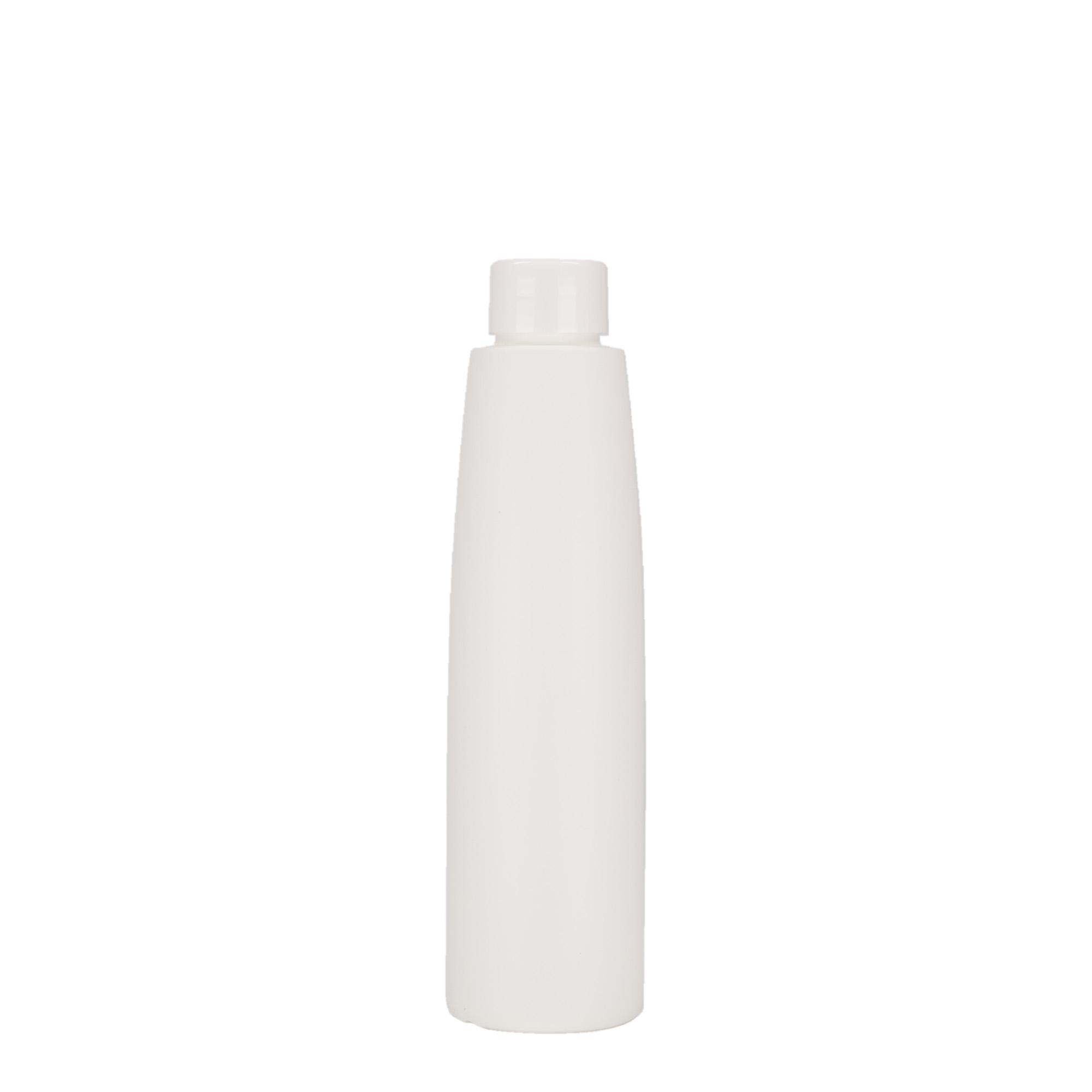 Sticlă din plastic de 200 ml „Donald”, HDPE, albă, gura: 24/410