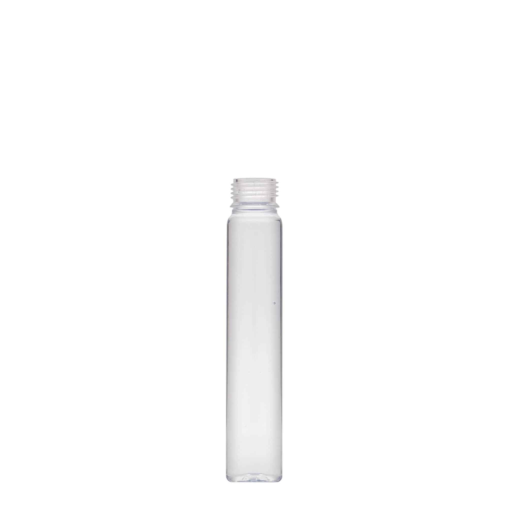 25 ml tub PET, plastic, gură: capac cu filet