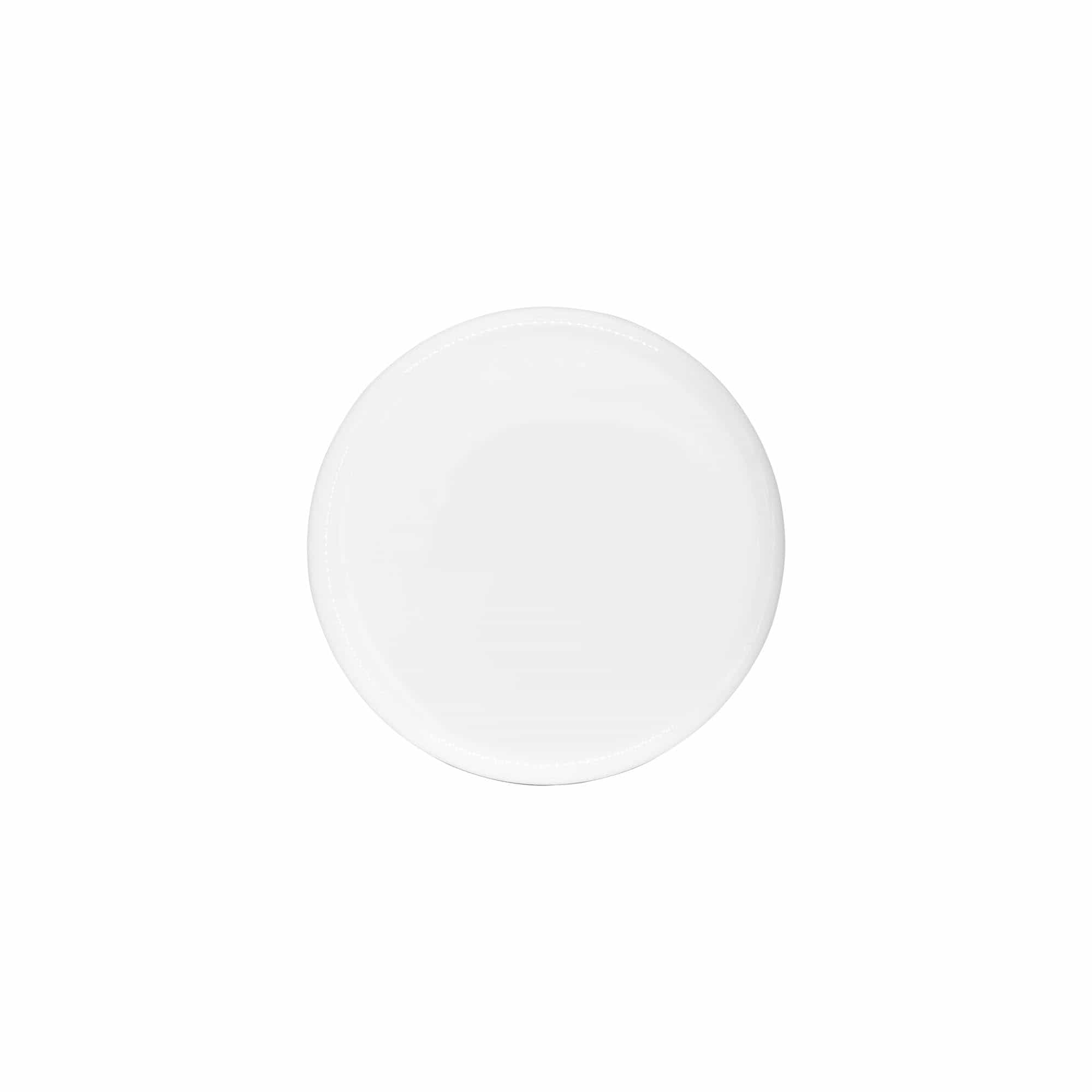 Capac cu filet pentru 100 ml „Bianca”, plastic PP, alb