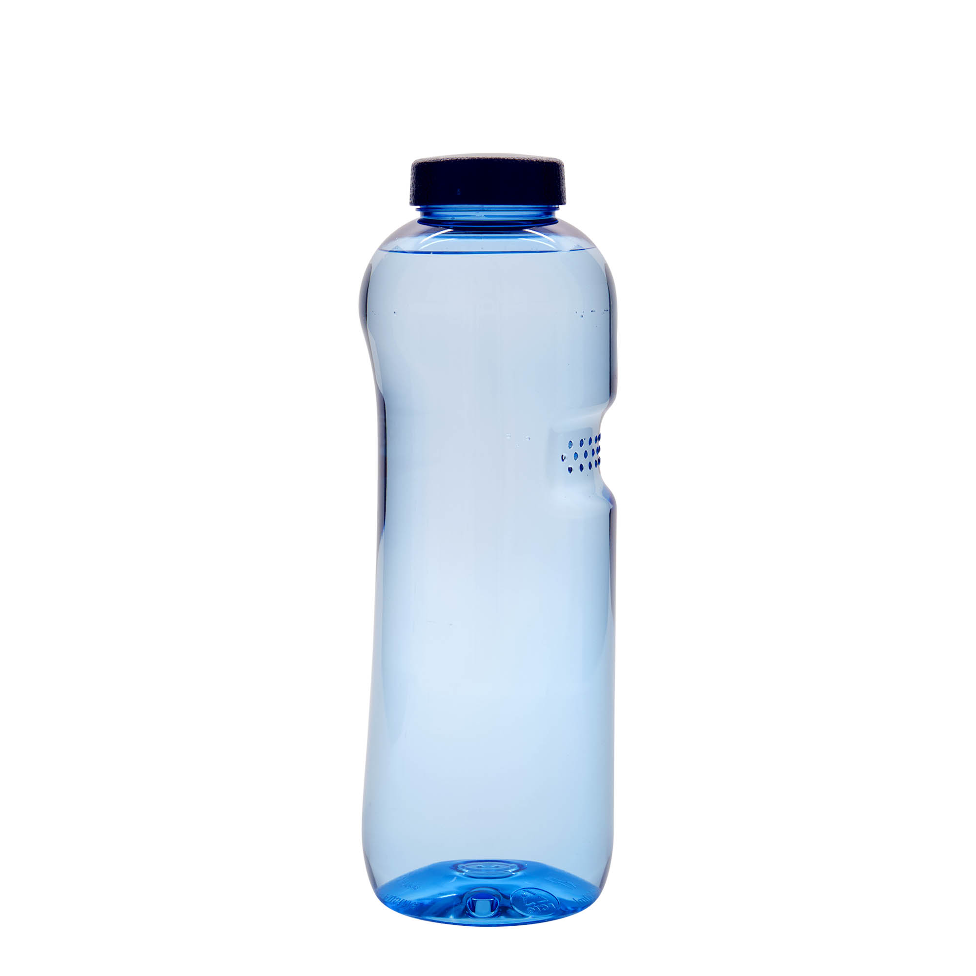 1.000 ml sticlă PET pentru băut 'Kavodrink', plastic, albastru 1.000 ml sticlă PET pentru băut 'Kavodrink', plastic, albastru