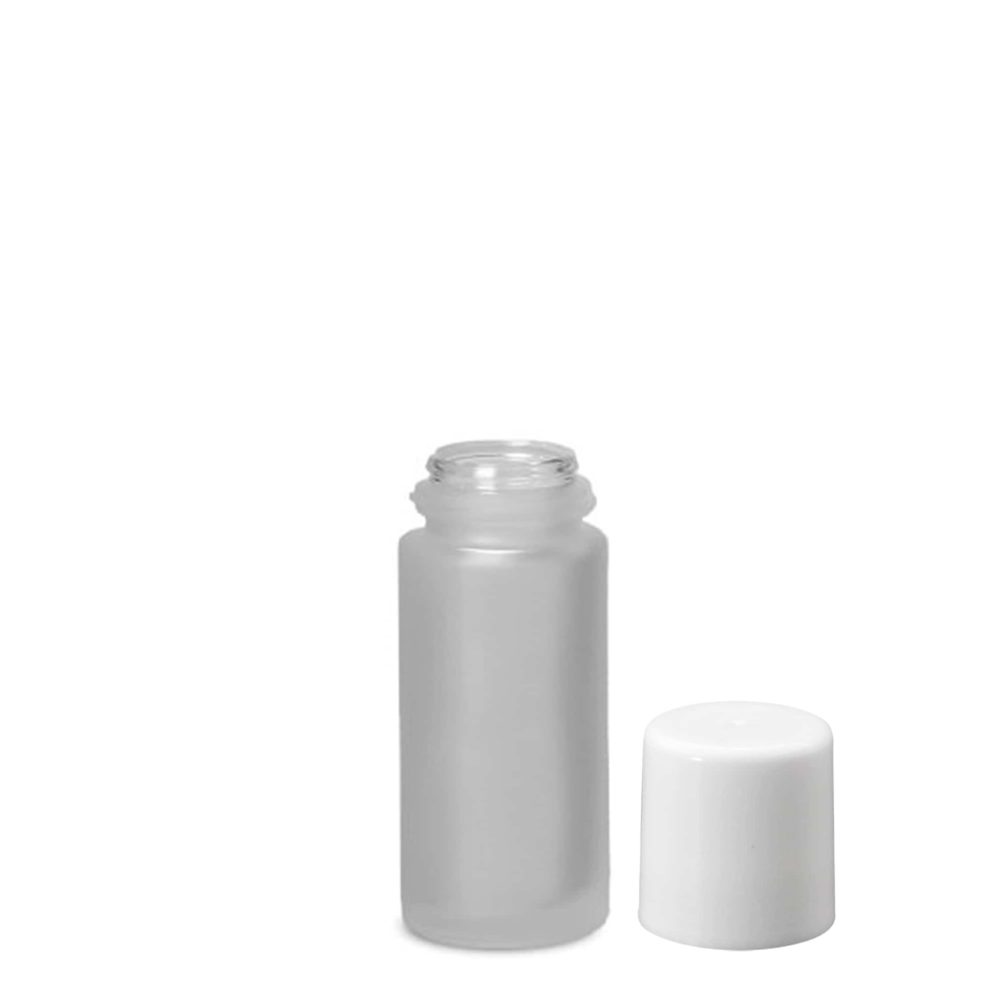 Sticlă roll-on de 50 ml, sticlă, mată, gura: capac cu filet