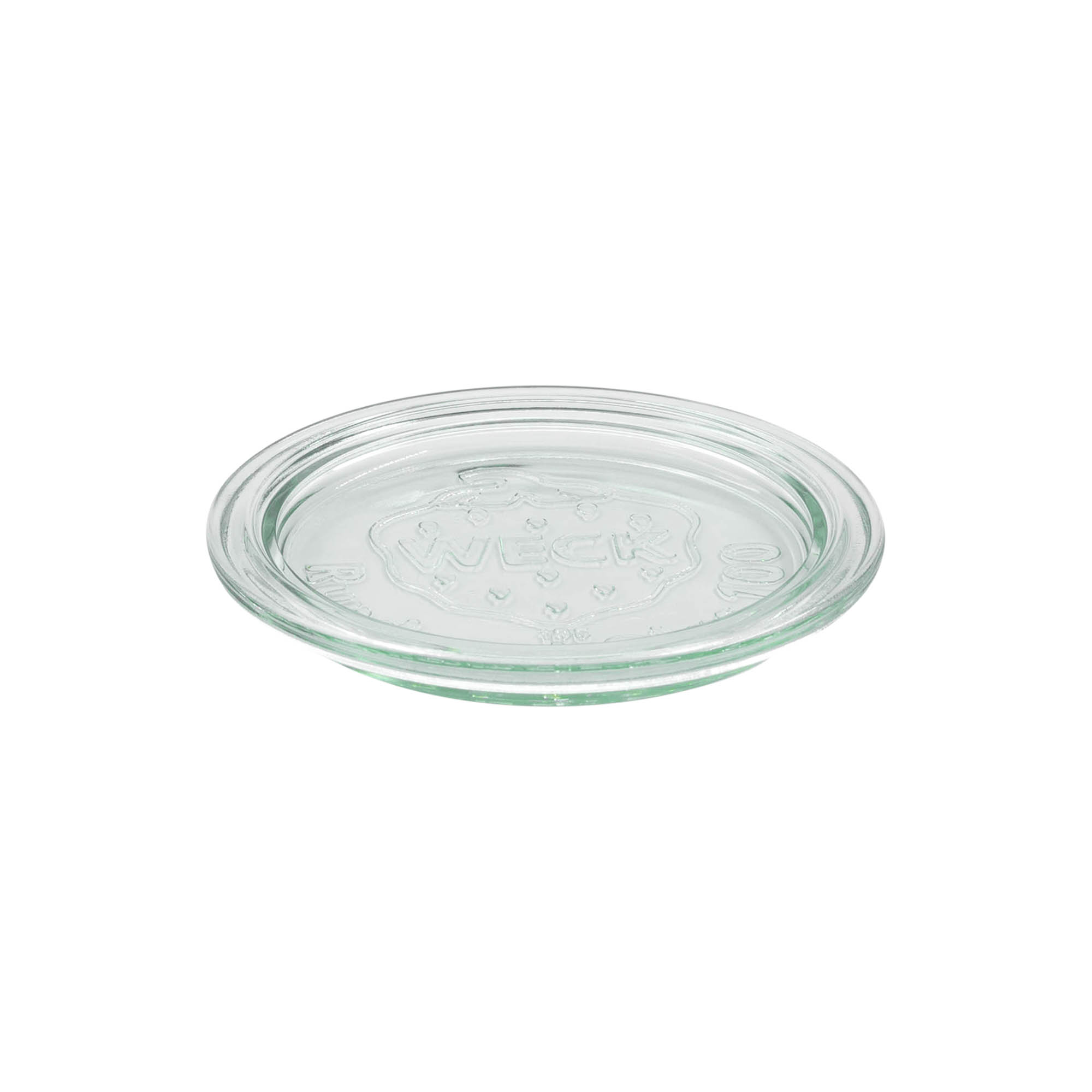 Capac din sticlă WECK cu margine rotundă, pentru gura: RR100