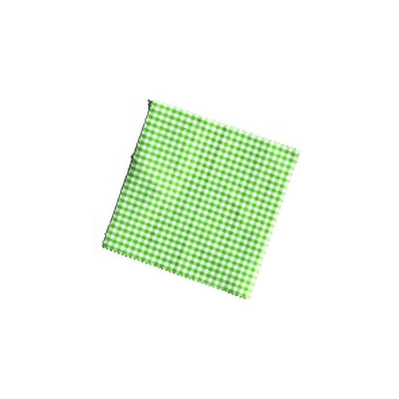 Șervețel textil pătrat 12x12, în carouri, textil, verde deschis, gura: TO38-TO53 Șervețel textil pătrat 12x12, în carouri, textil, verde deschis, gura: TO38-TO53