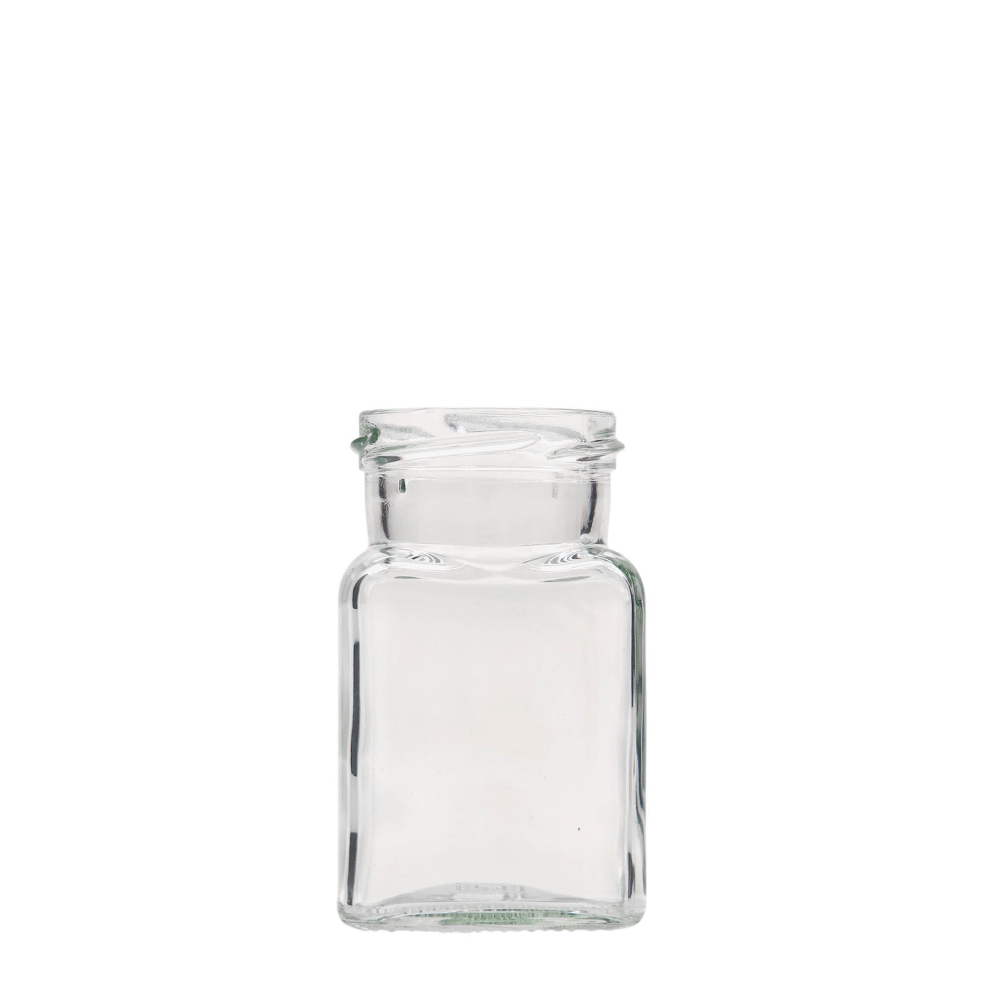 150 ml borcan pătrat, gura: Twist-Off (TO 53) 150 ml borcan pătrat, gura: Twist-Off (TO 53)