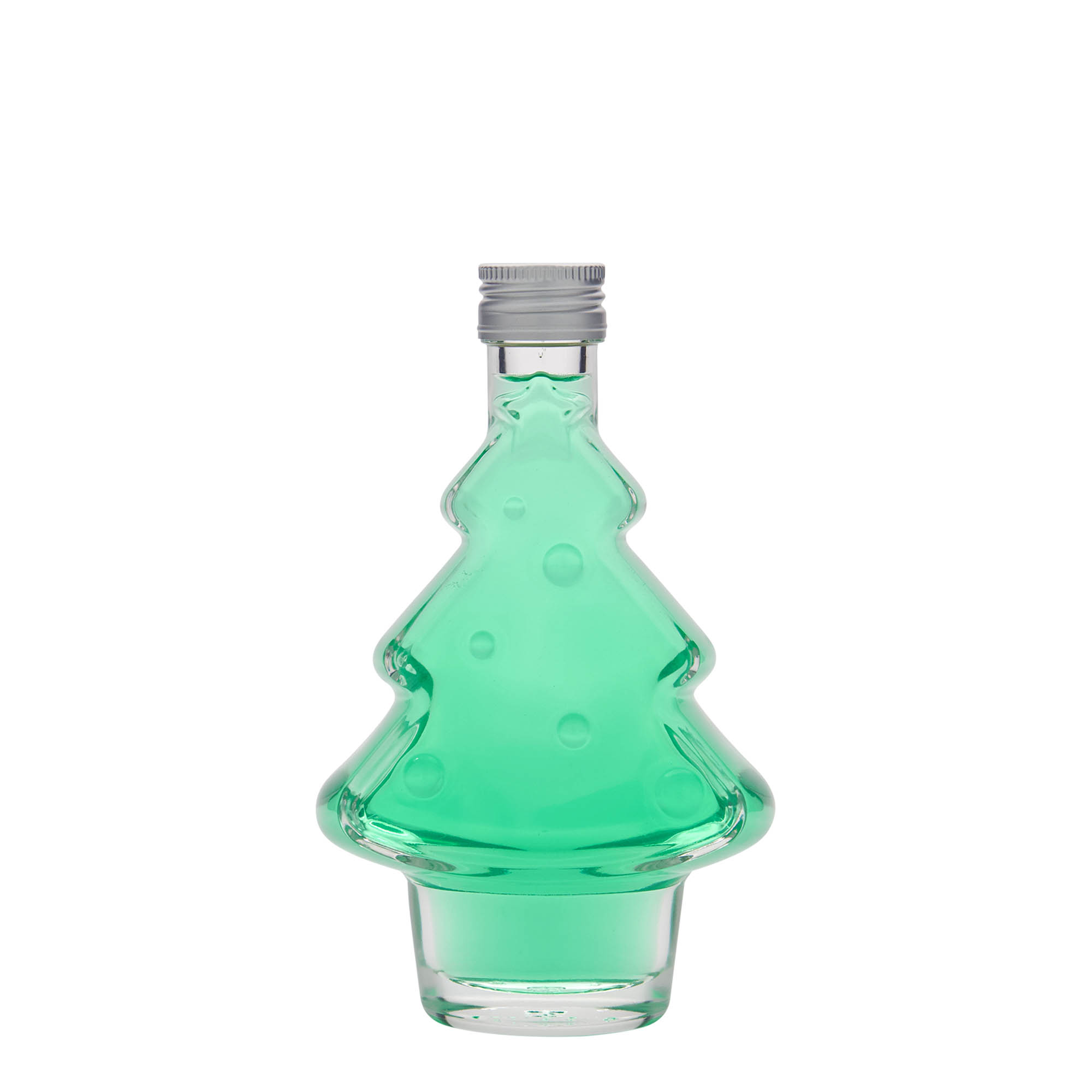 Sticlă de sticlă de 200 ml „Brad”, gura: PP 28