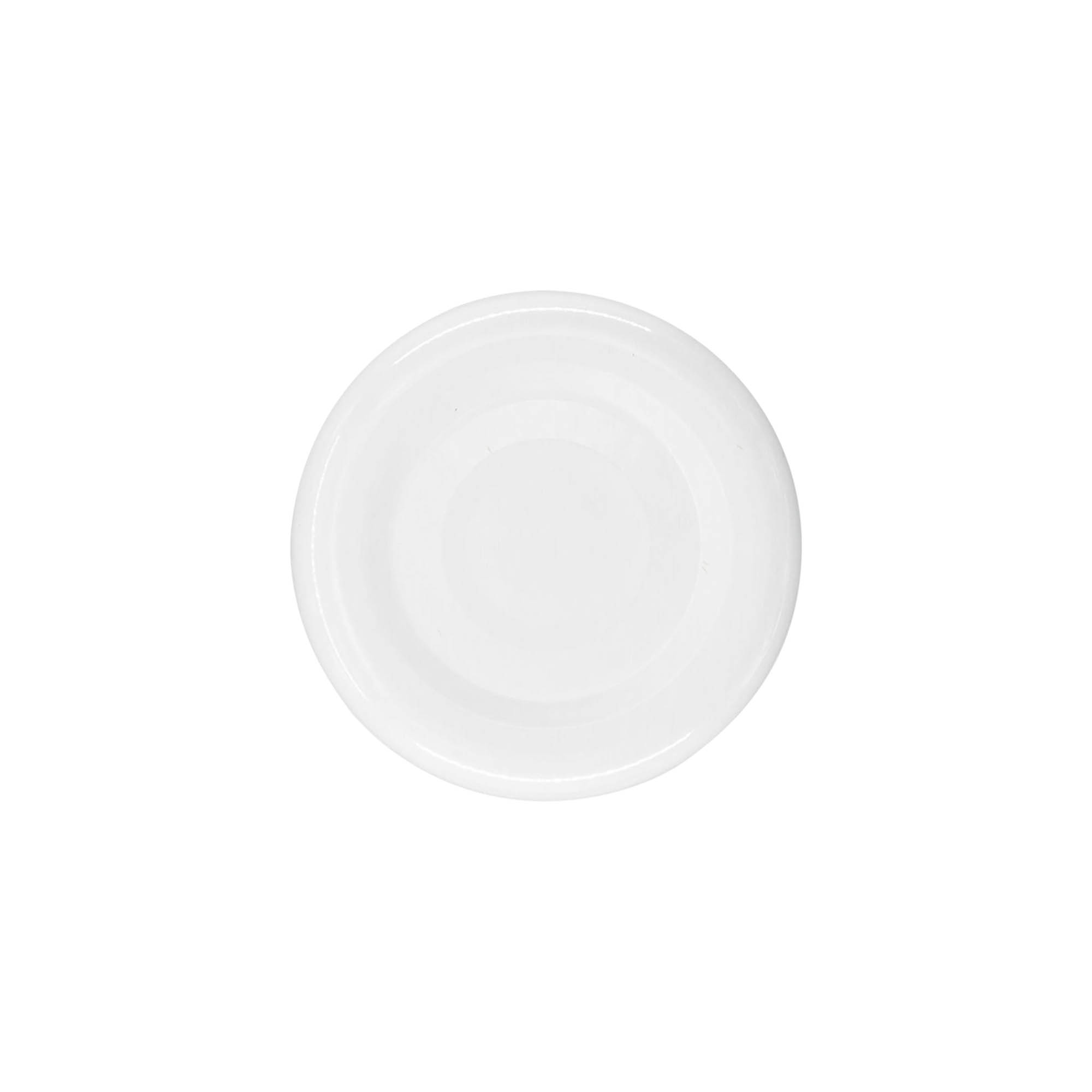 Capace Twist-Off, tablă albă, alb, pentru gura: TO 38